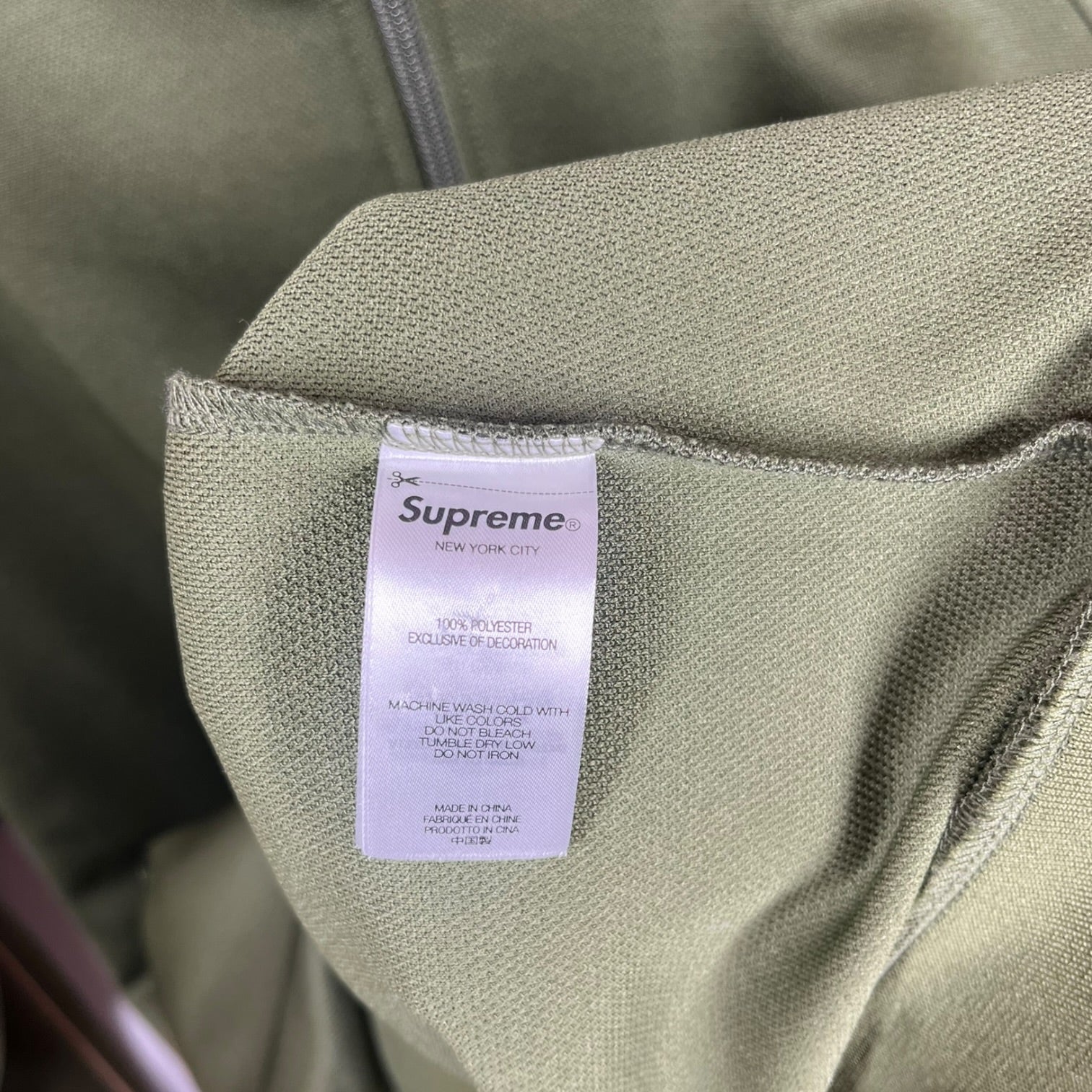 Supreme/Track Jkt/L/Polyester/GRN/Script Logo view 4