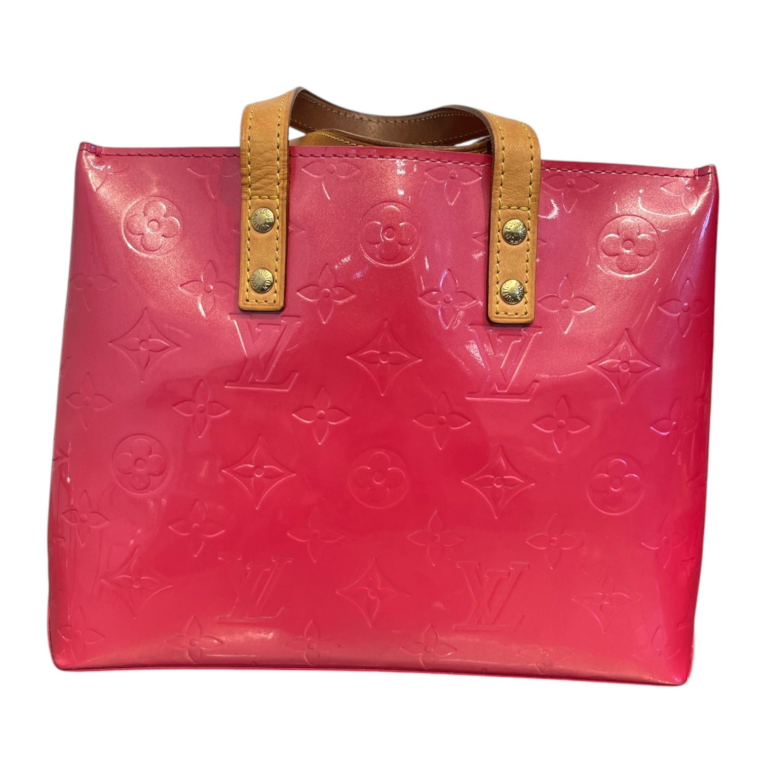 LOUIS VUITTON/Tote Bag/Monogram/Leather/PNK/VERNIS READE PM BAG view 2