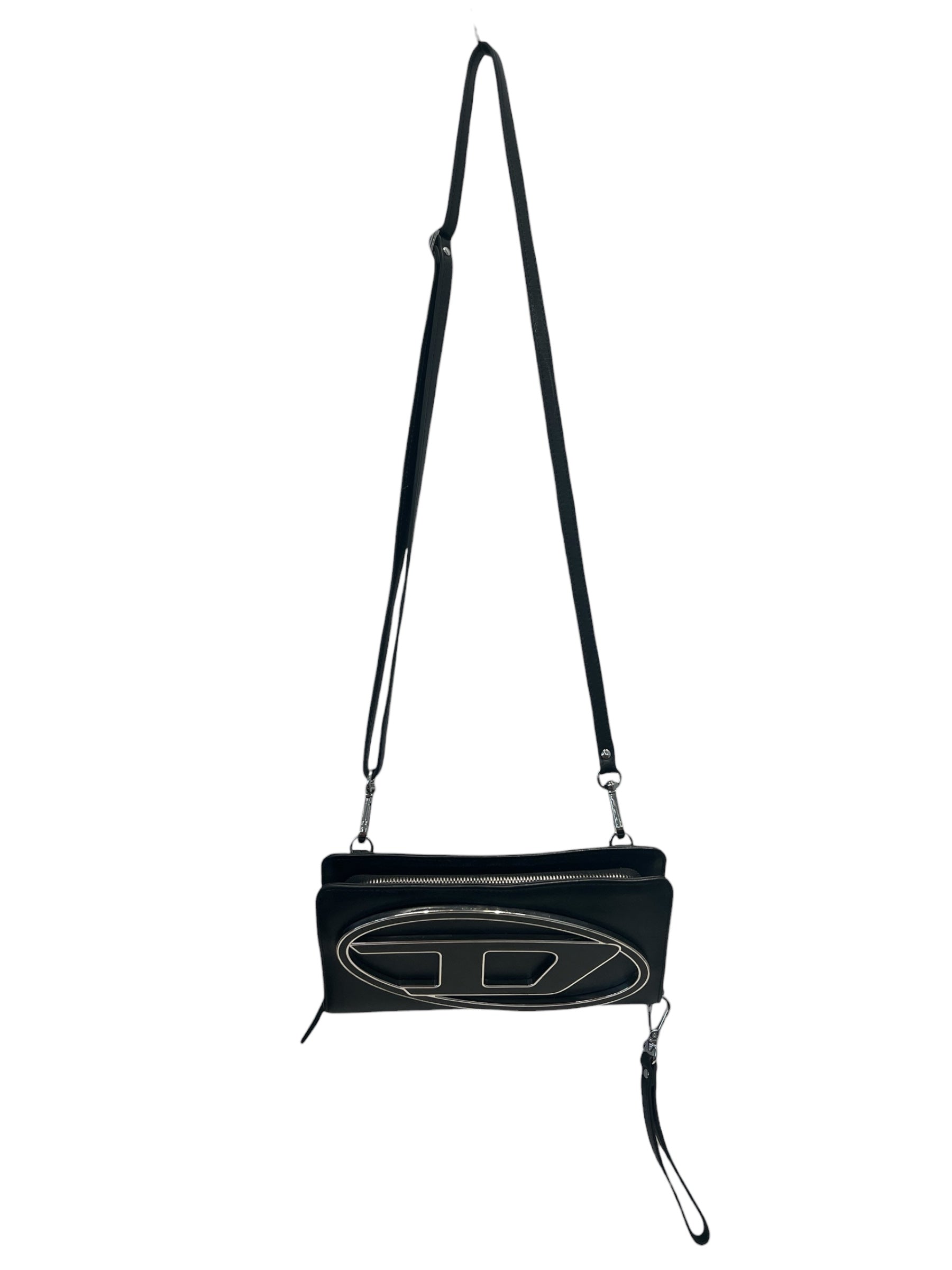 DIESEL/Cross Body Bag/Leather/BLK/BLCKDEMBLEM view 1