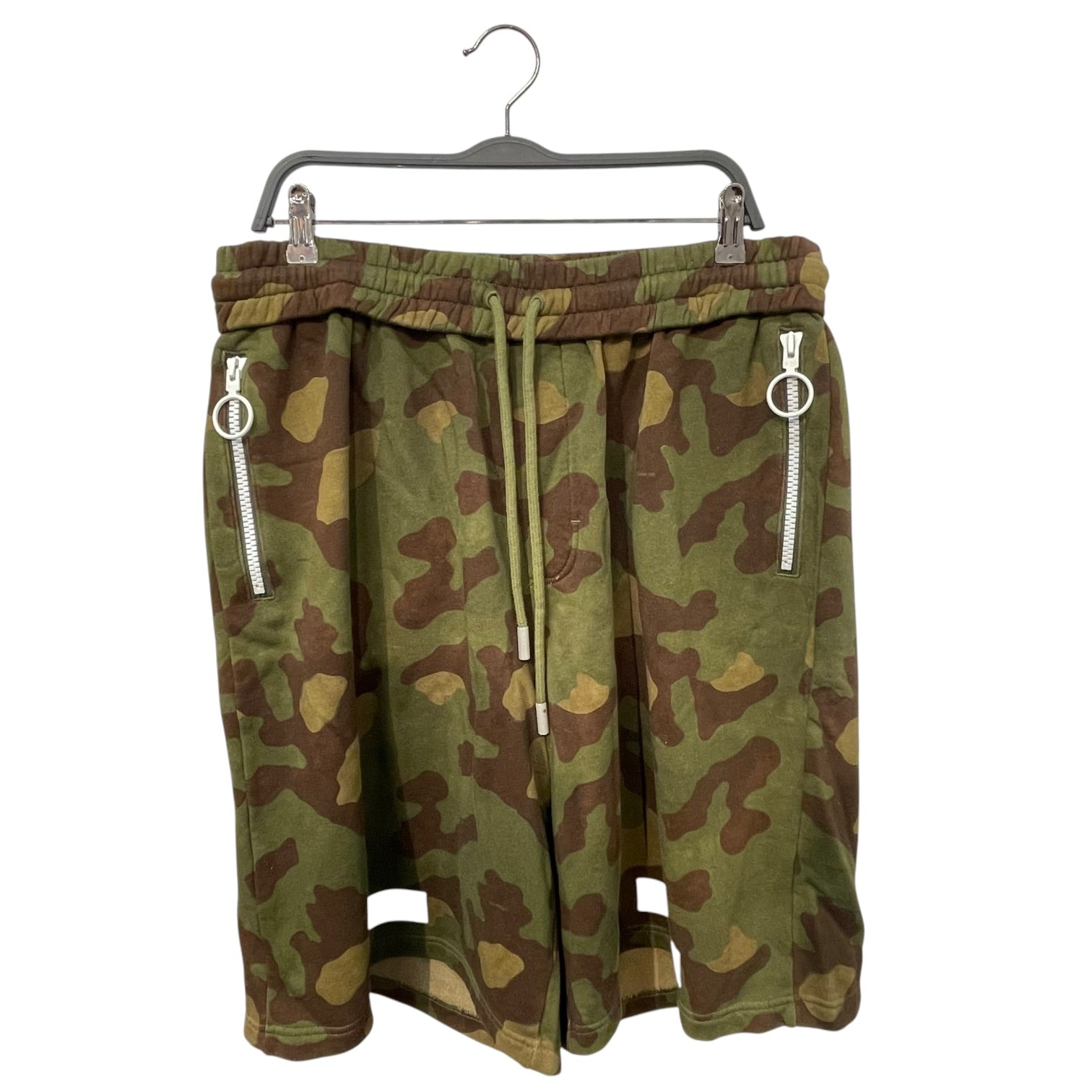 OFF-WHITE/Shorts/L/Cotton/GRN/Joggers/Camouflage/'seeing things' sweat shorts view 1