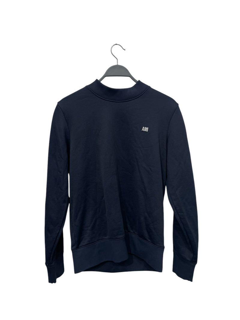 AMI Alexandre Mattiussi/LS T-Shirt/M/Cotton/NVY/