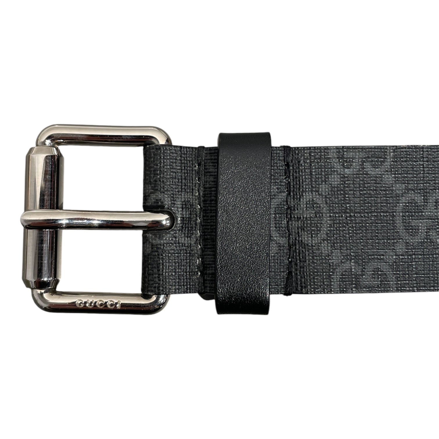 GUCCI/Belt/Leather/BLK/M's/Black Supreme Kingsnake Belt view 4