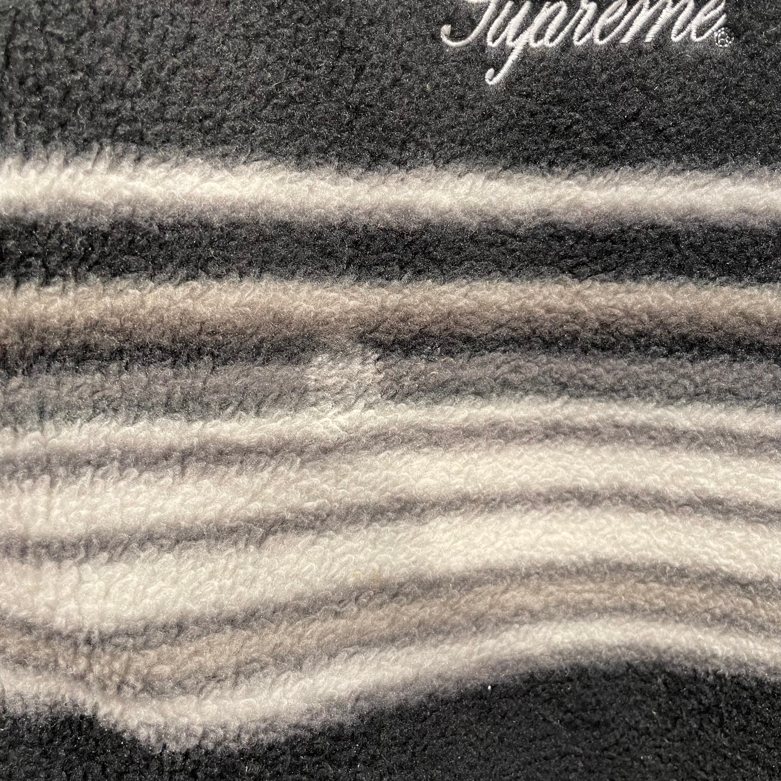 Supreme/Tops/M/Stripe/Polyester/BLK/stripe zip up fleece view 5