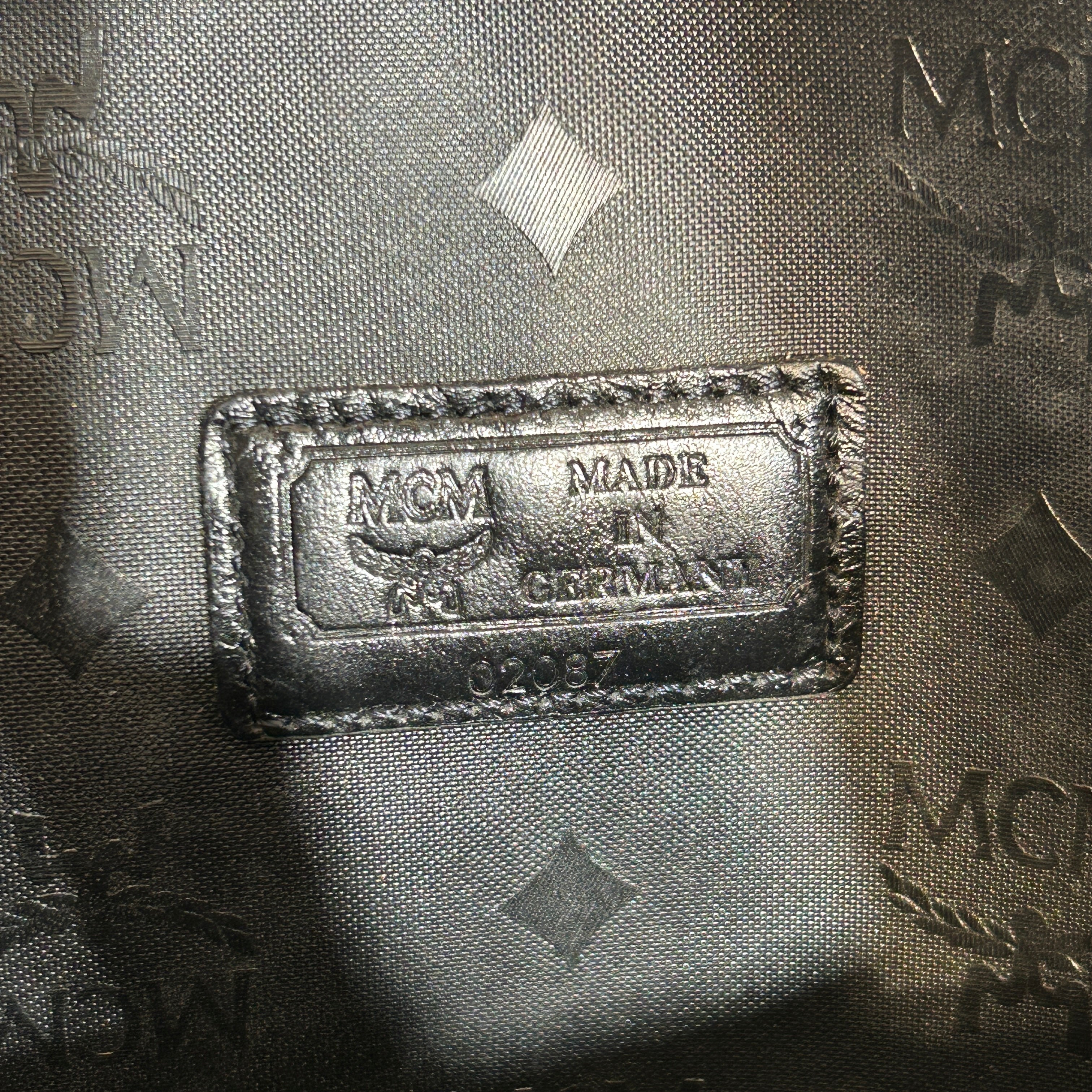 MCM/Bag/Monogram/Nylon/BLK/VINTAGE TOTE view 5