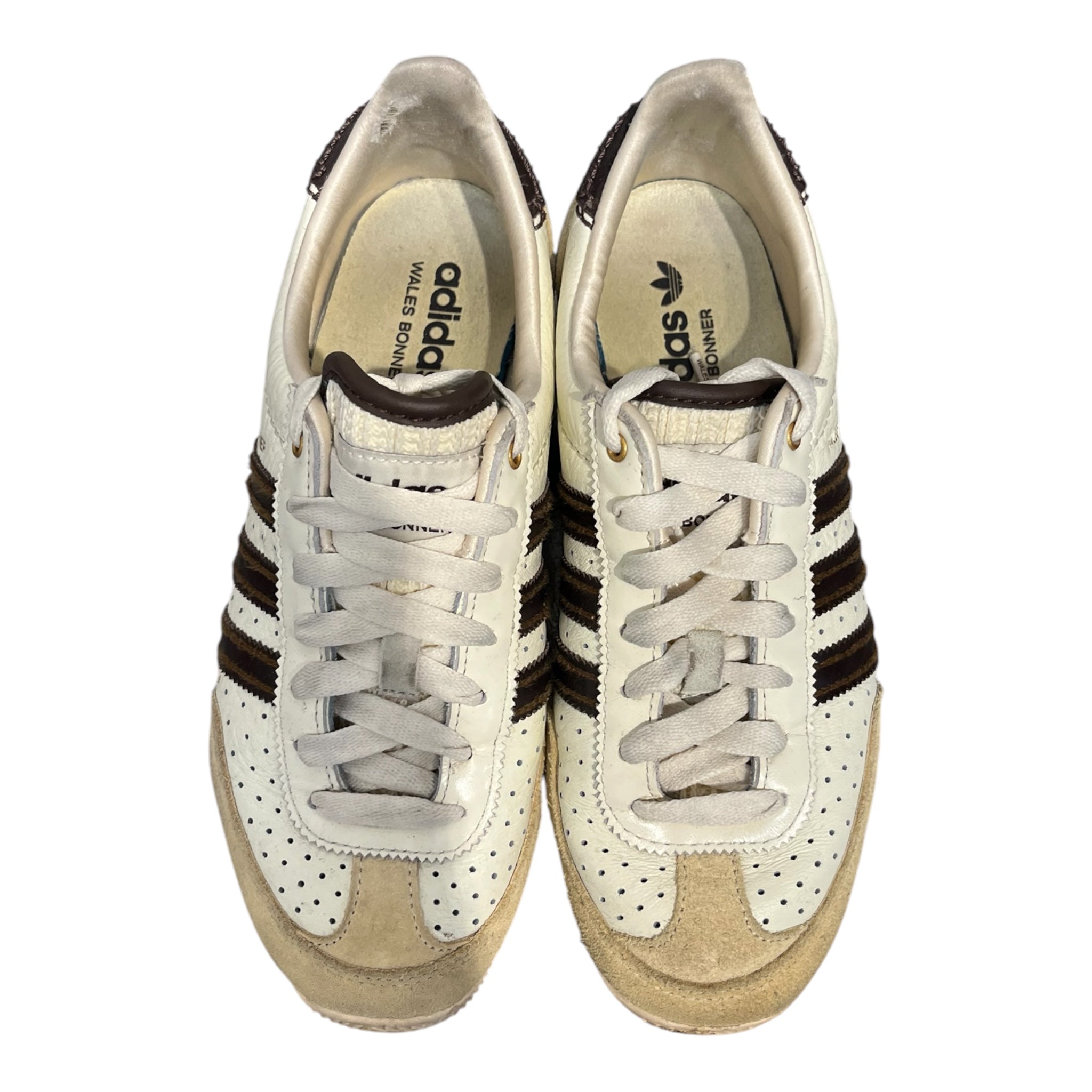 adidas/WALES BONNER/Low-Sneakers/US 5/Leather/CRM/JAPAN 'CRM WHT BRWN view 6