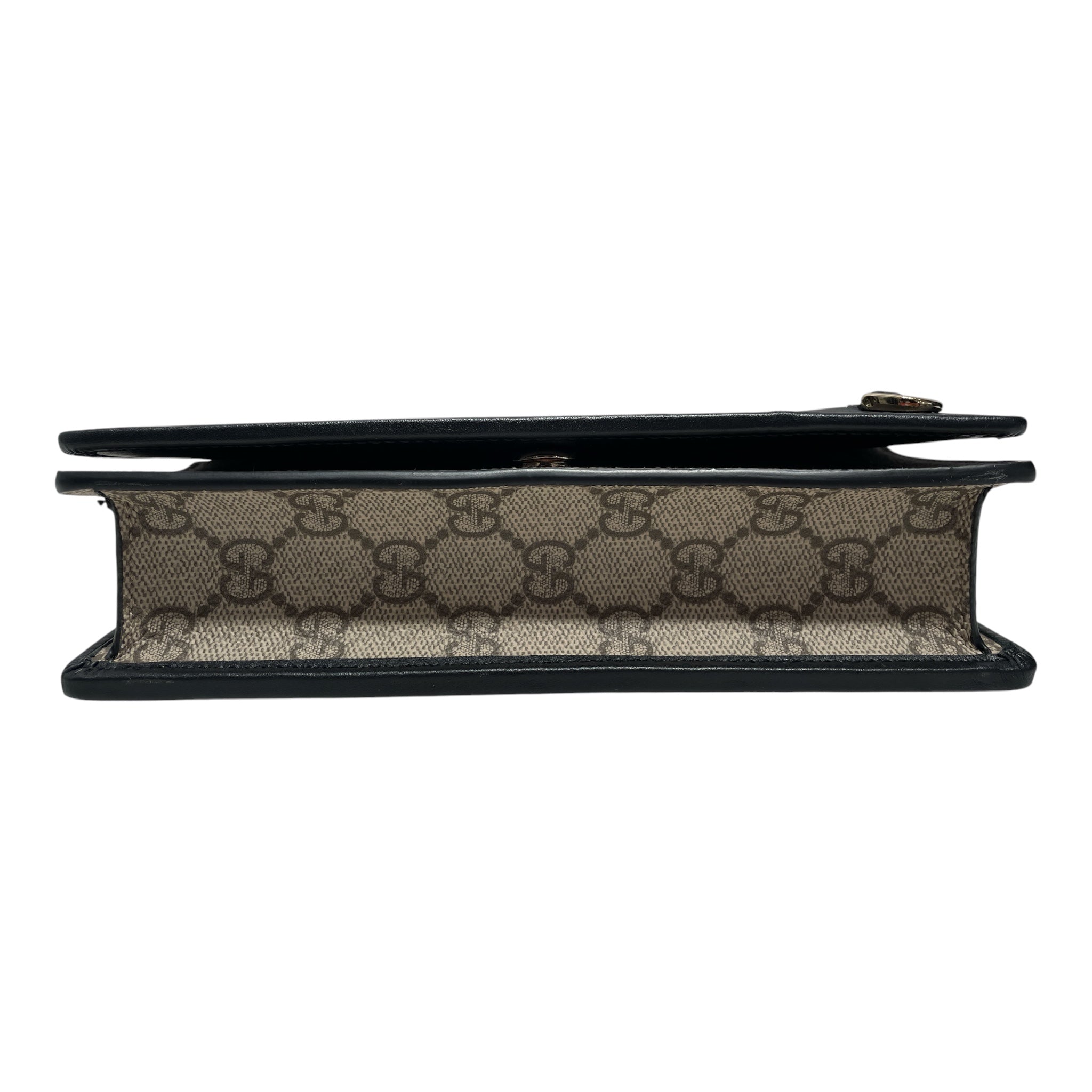 GUCCI/Cross Body Bag/Monogram/KHK/Mini Shoulder Bag Zumi view 3