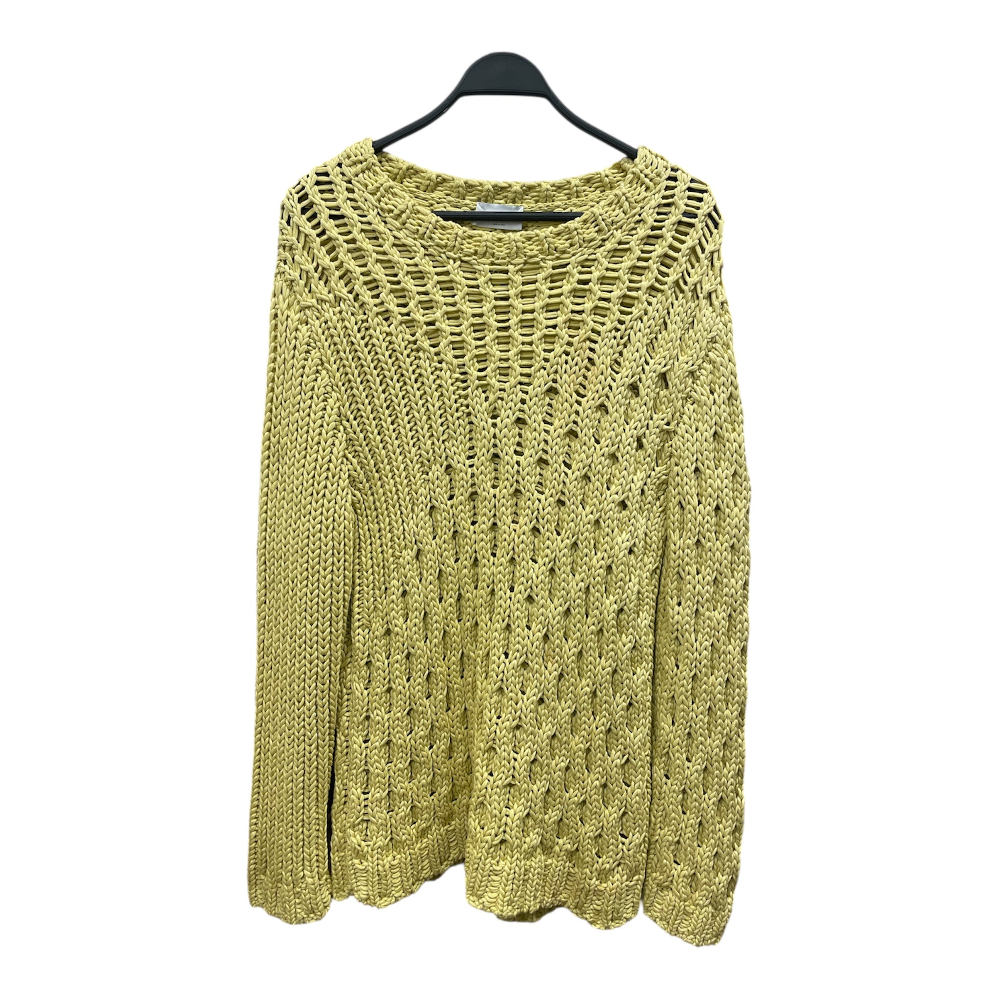 Salvatore Ferragamo/Heavy Sweater/XXL/Cotton/IVR/Oversize/OPEN KNIT SWEATER view 1