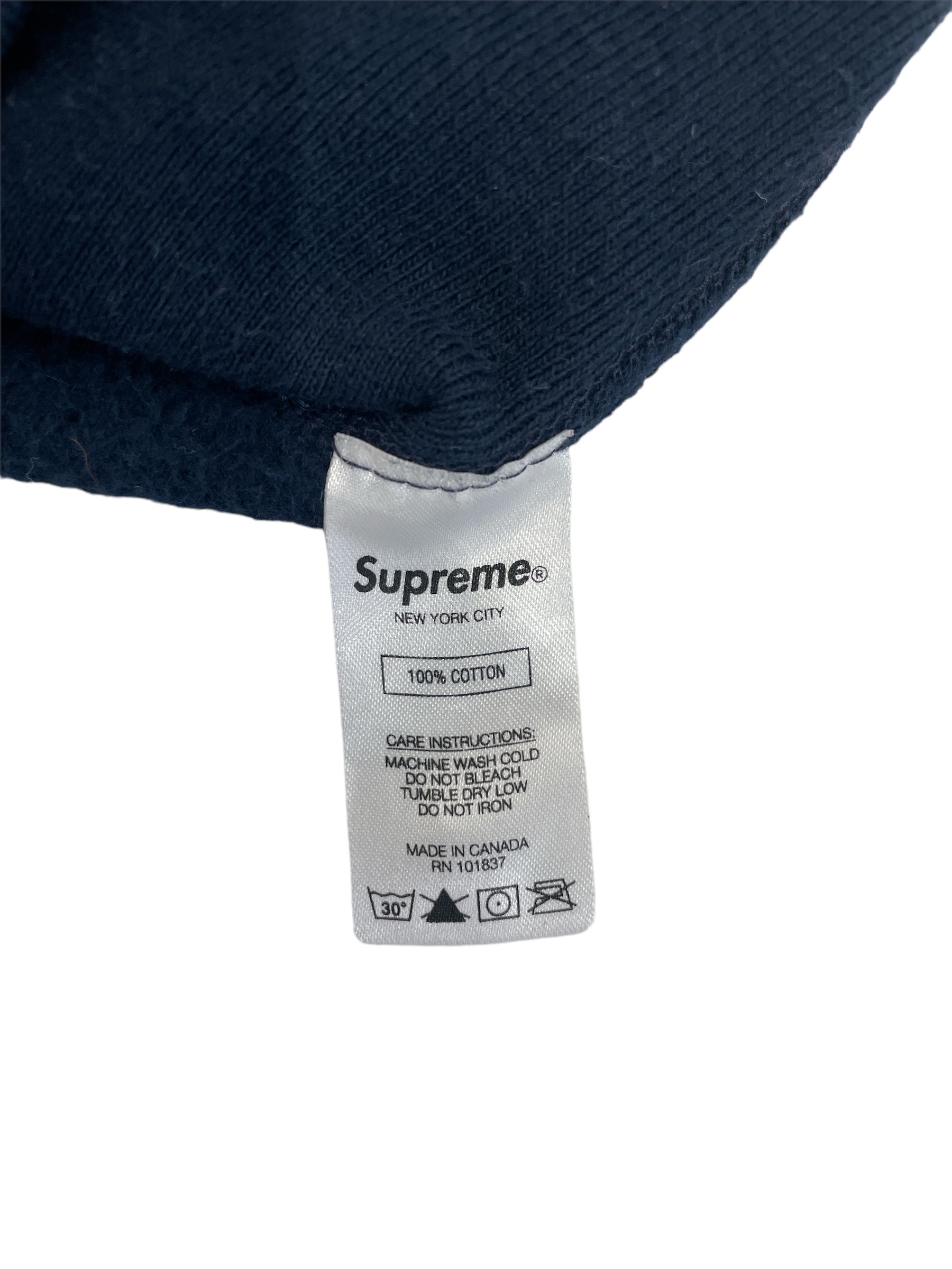 Supreme/Hoodie/L/Cotton/BLU/Compact Logo view 4