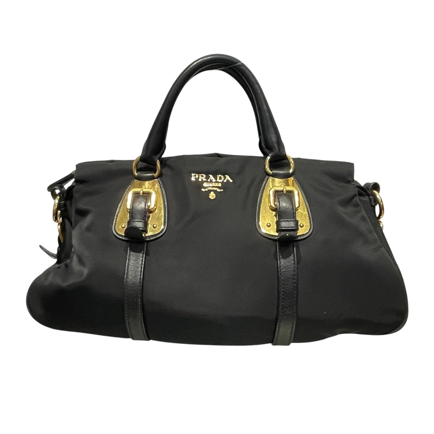 PRADA/Hand Bag/Nylon/BLK/TESSUTO view 1