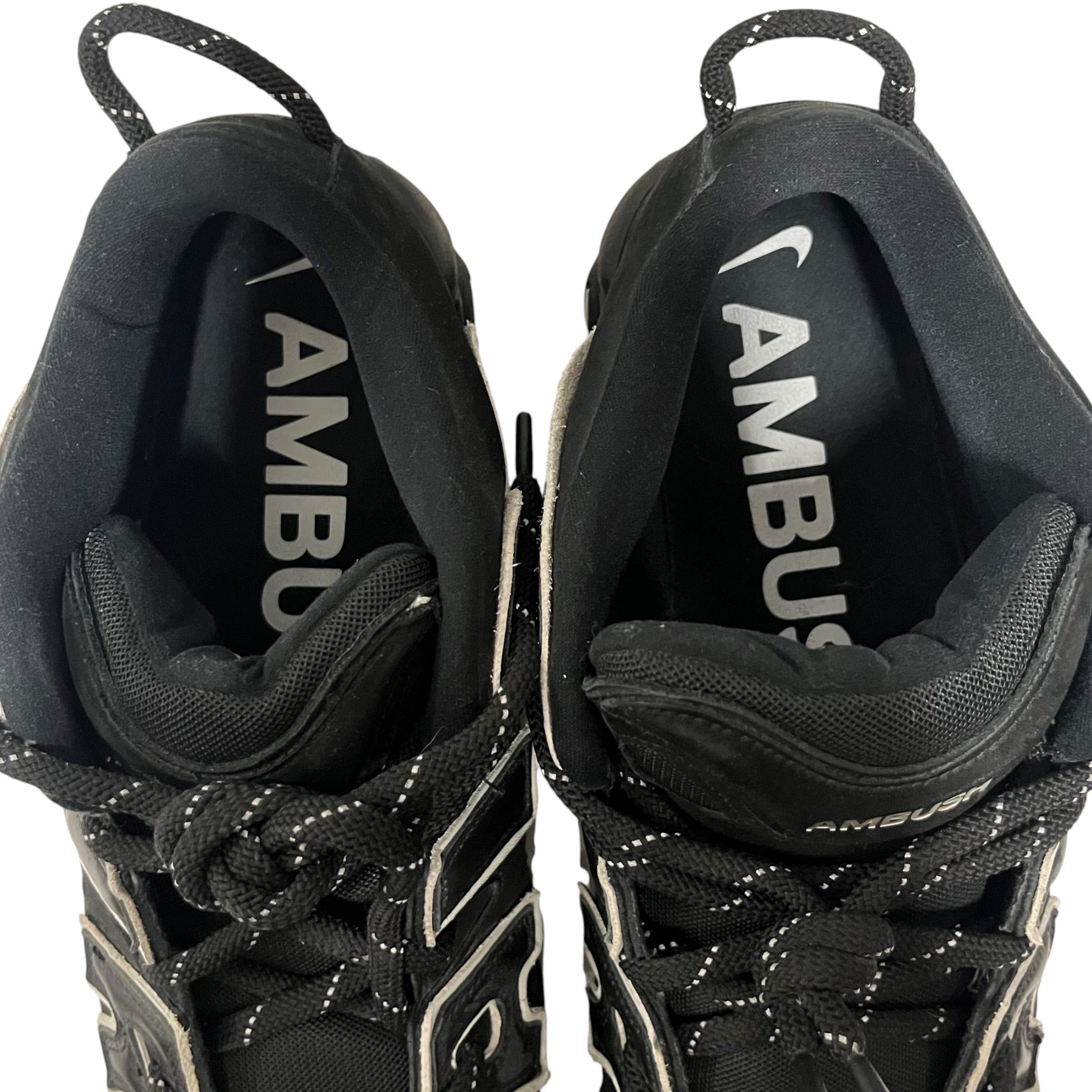 NIKE/AIR MORE UPTEMPO LOW SP/Low-Sneakers/US 13/Leather/BLK/FB1299-001 view 3