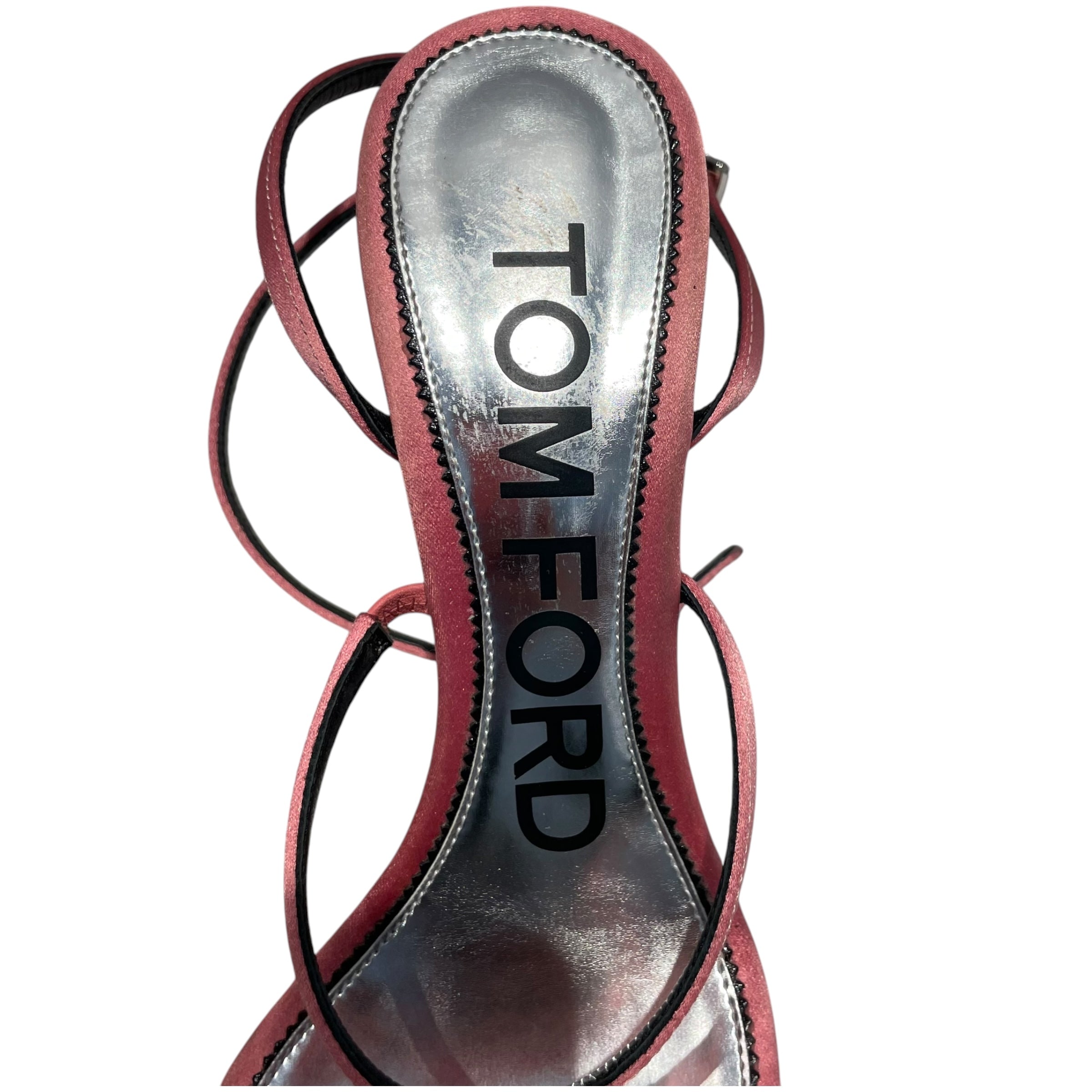 TOM FORD/Heels/EU 37.5/Leather/PNK/padlock Naked Heel view 4