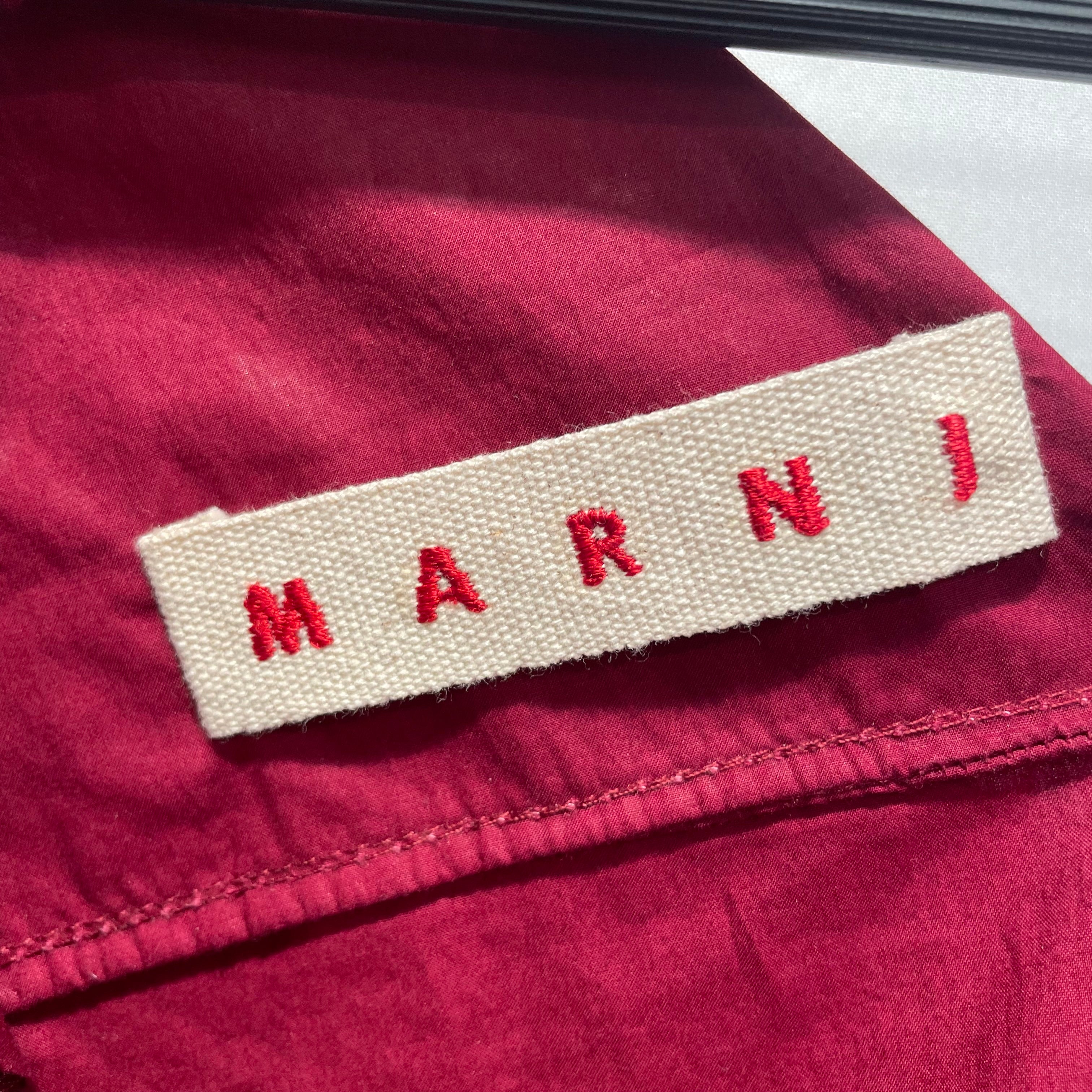 MARNI/Camisole/42/Cotton/BRD/ view 3