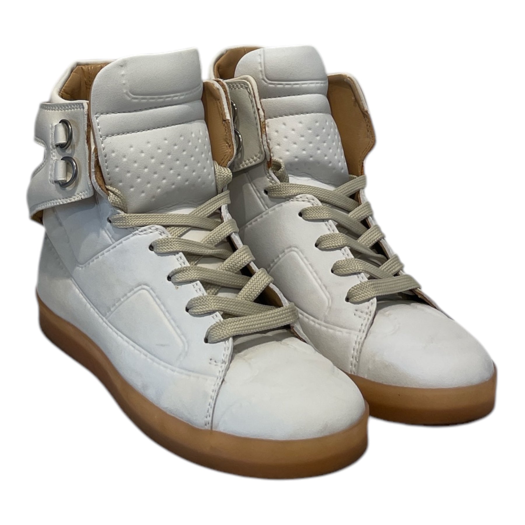 Maison Martin Margiela/H&M/Hi-Sneakers/US 5/Leather/WHT/ – 2nd 