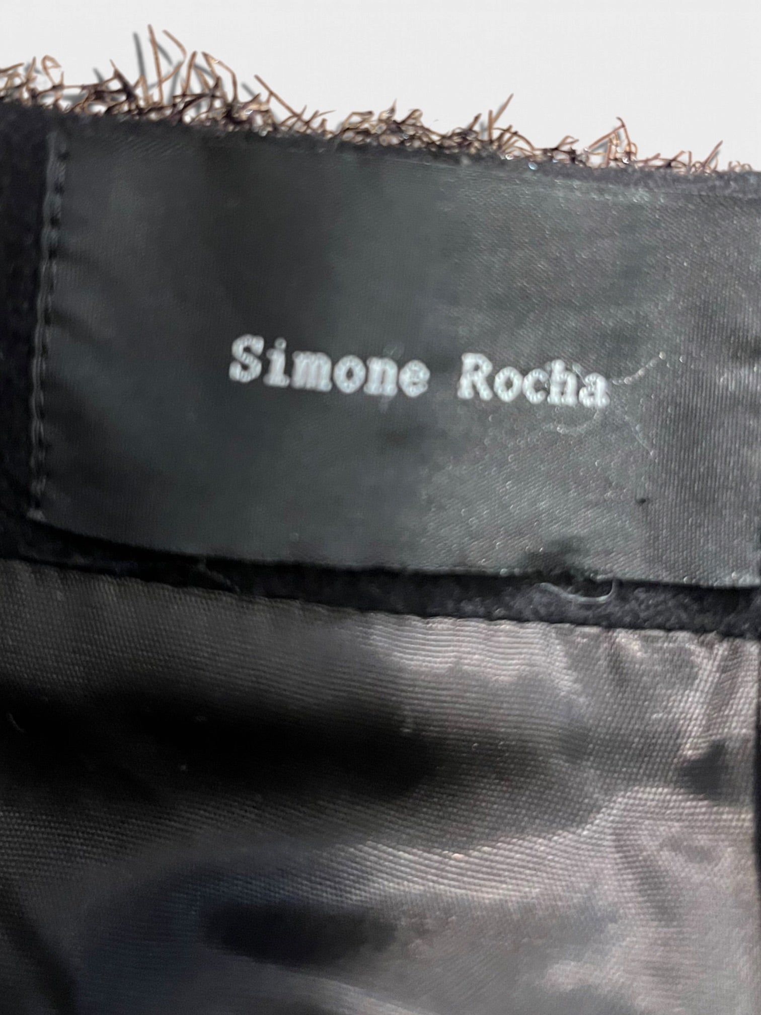SIMONE ROCHA/Skirt/14/Cotton/BLK/SEQUIN view 3