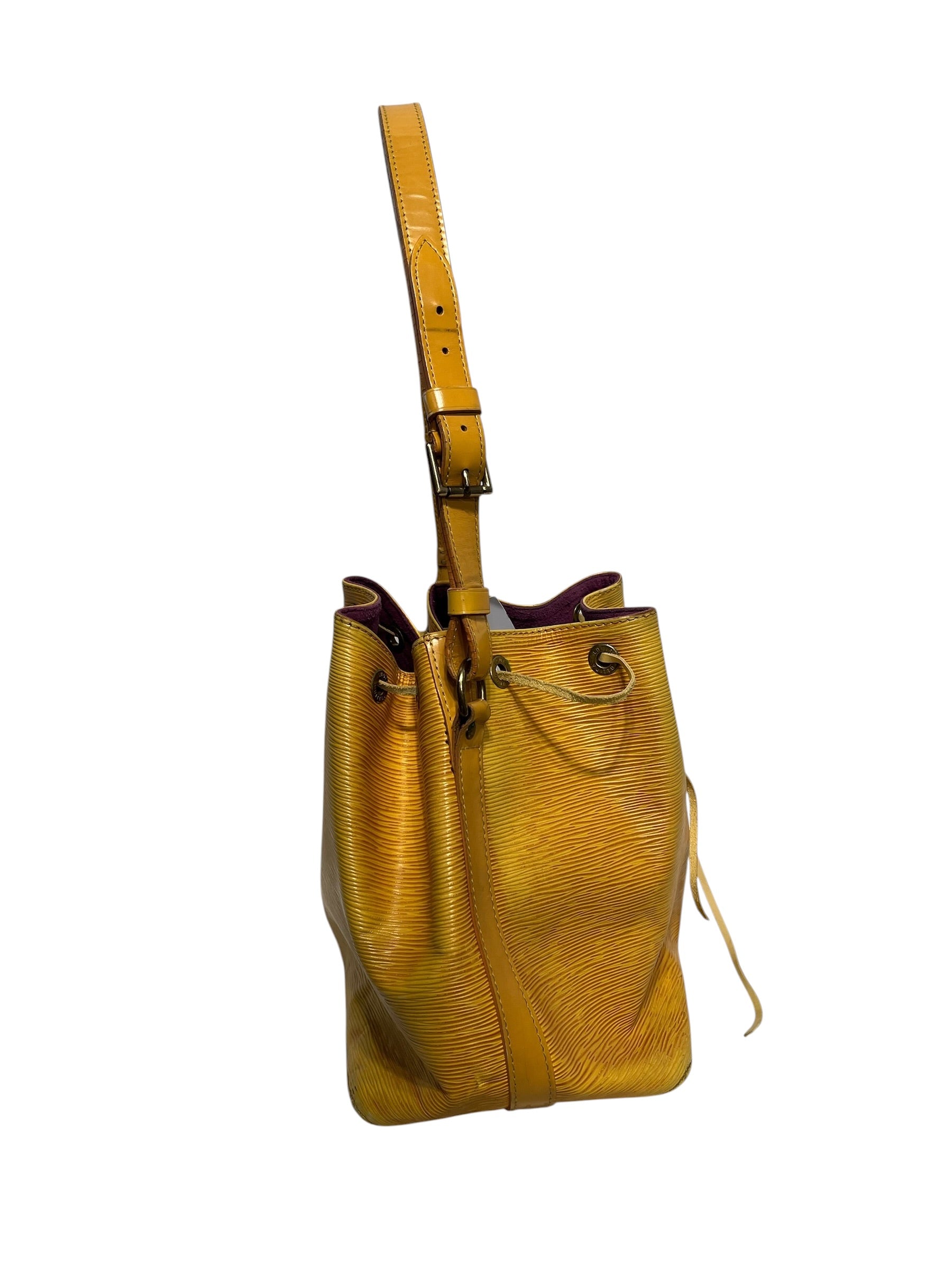 LOUIS VUITTON/Tote Bag/Stripe/Leather/GLD/LV Epi Noe Bag Gold view 2