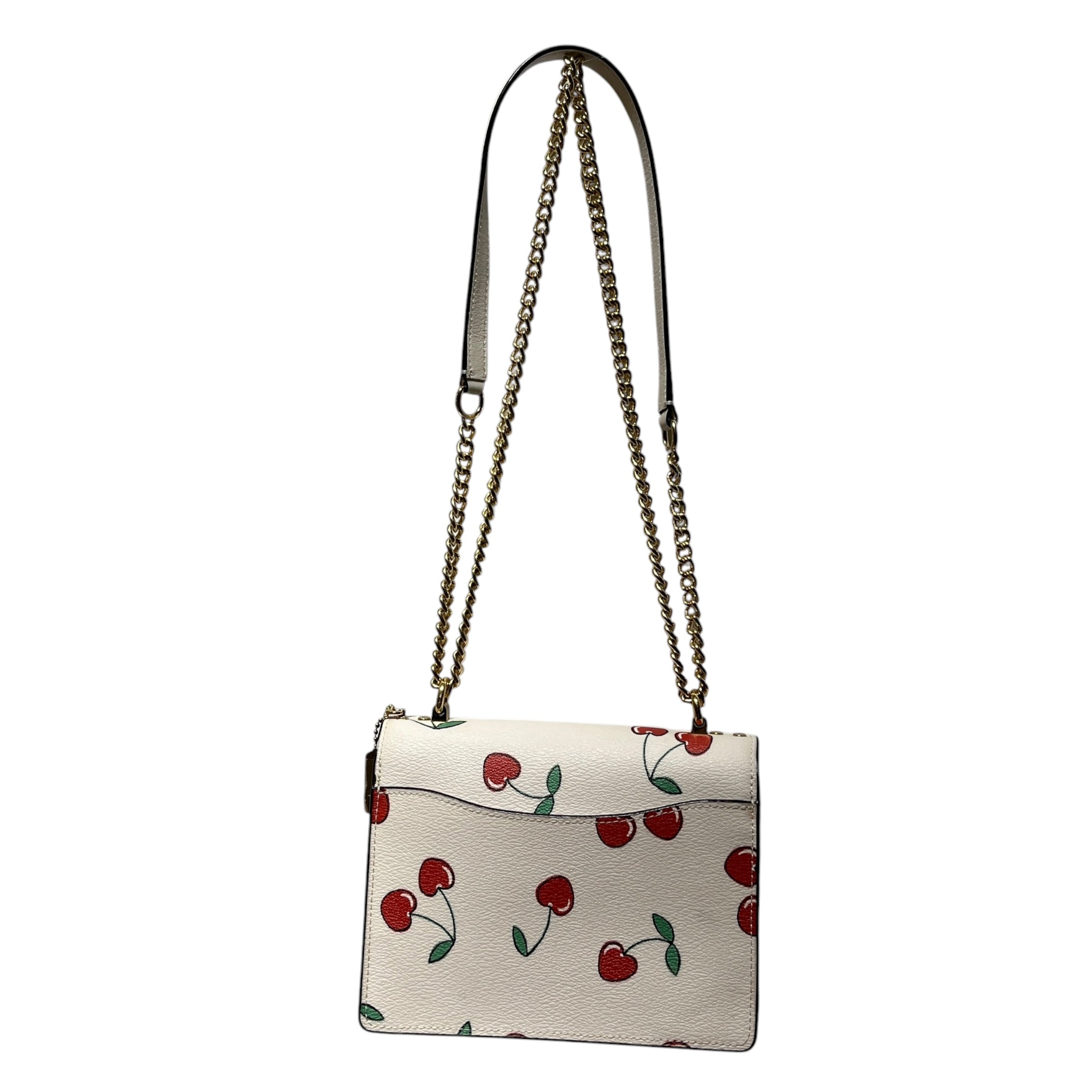 COACH/Cross Body Bag/Leather/WHT/CHERRY PRINT view 2