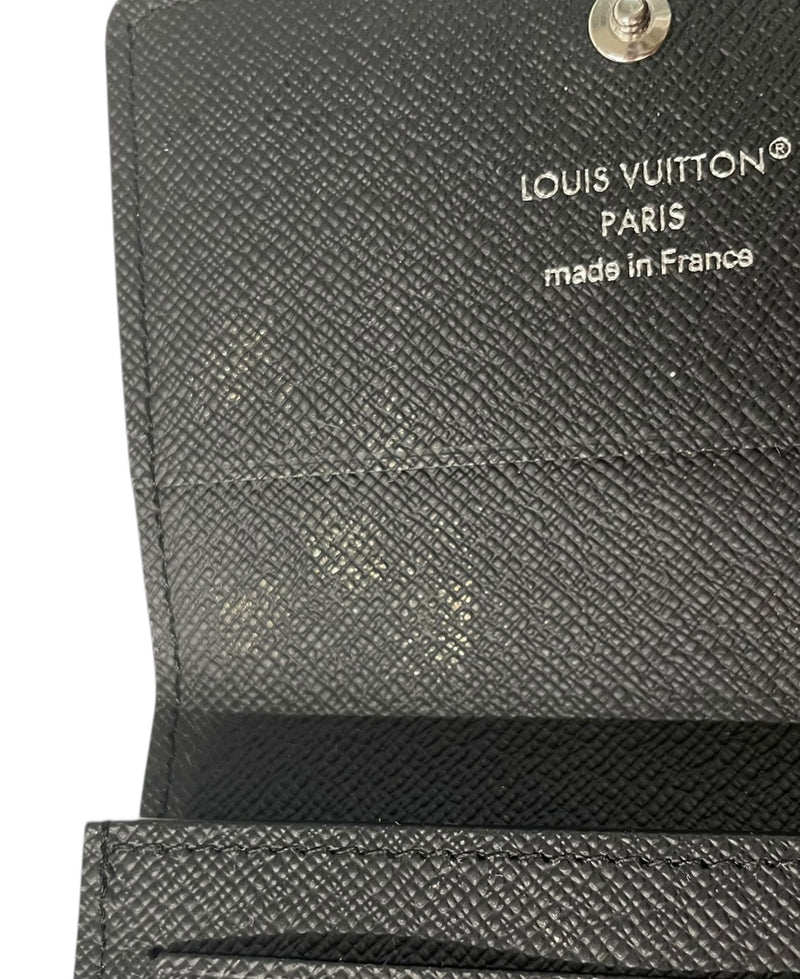 LOUIS VUITTON/Wallet/Monogram/Leather/BLK/GRY MONGRAM COIN-CARDHOLDER