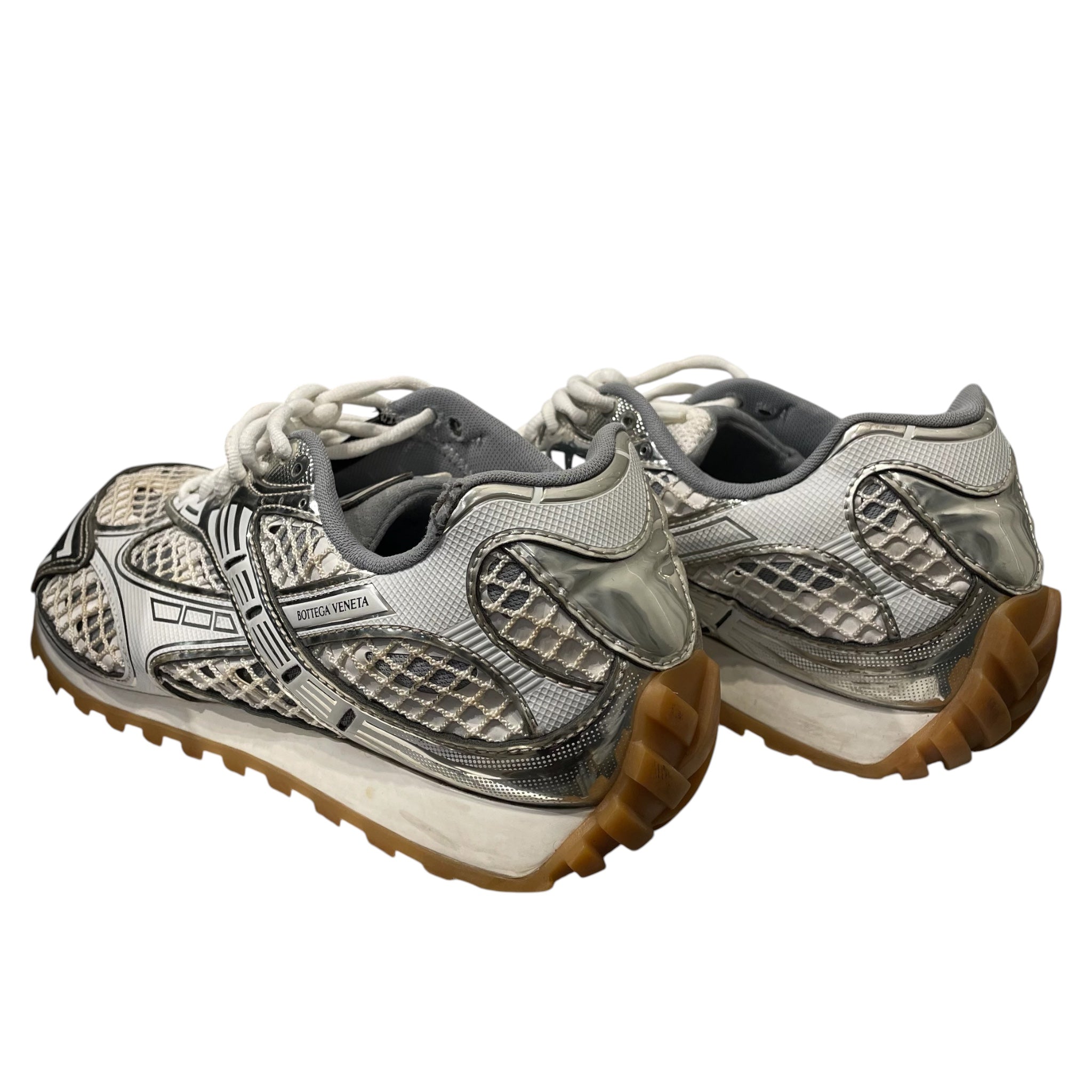 BOTTEGA VENETA/Low-Sneakers/EU 40/Cotton/WHT/ORBIT WHITE GREY view 2