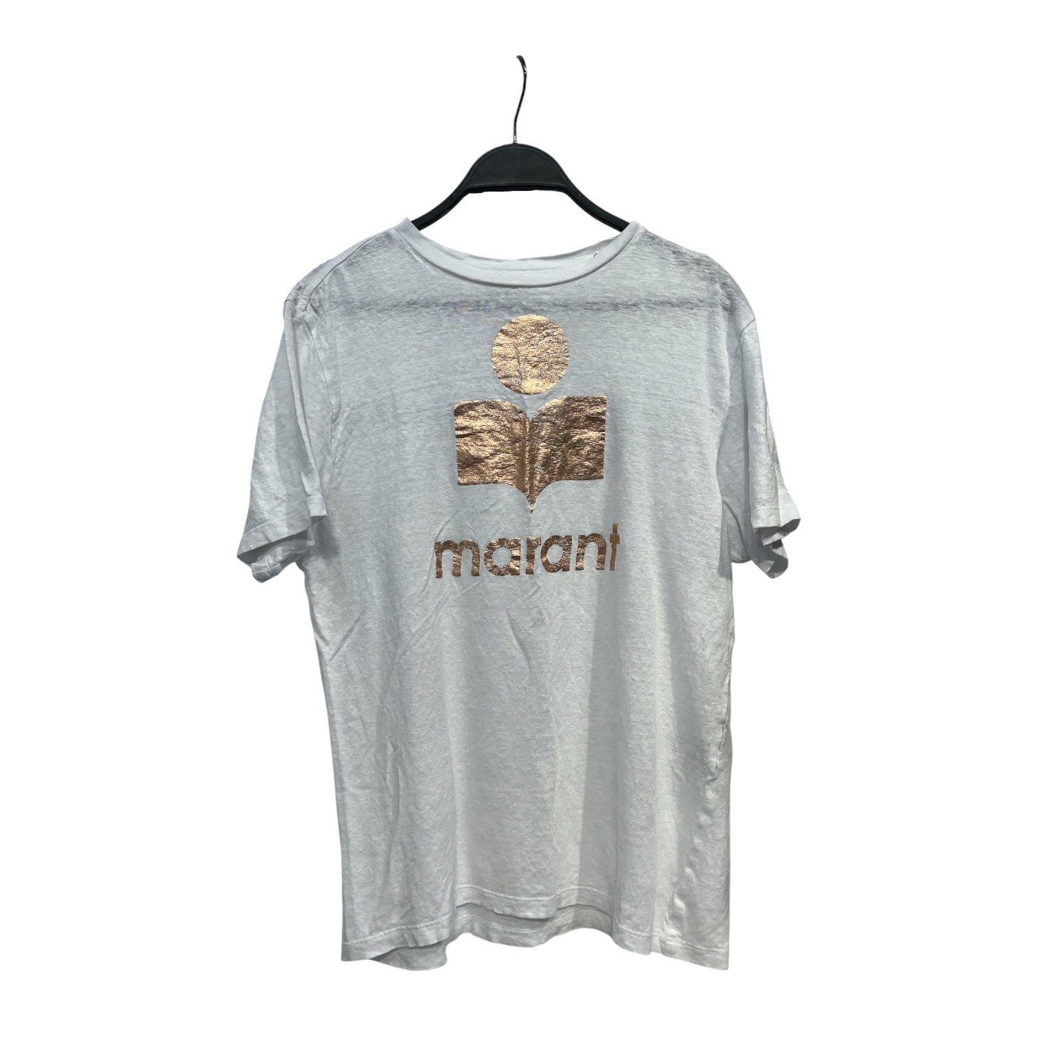 ISABEL MARANT ETOILE/T-Shirt/XS/Cotton/WHT/marant logo tee view 1