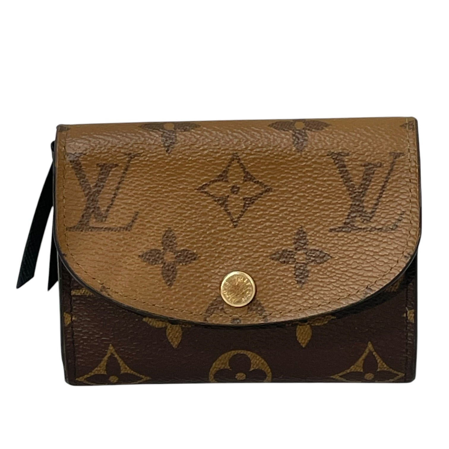 LOUIS VUITTON/Coin Wallet/Monogram/Leather/BRW/L's/rosalie reverse mono view 1