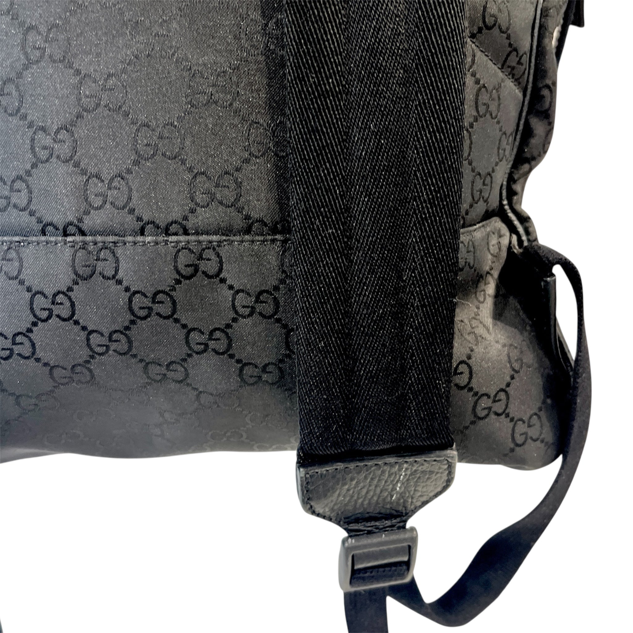 GUCCI/Backpack/All Over Print/BLK/MONOGRAM view 6