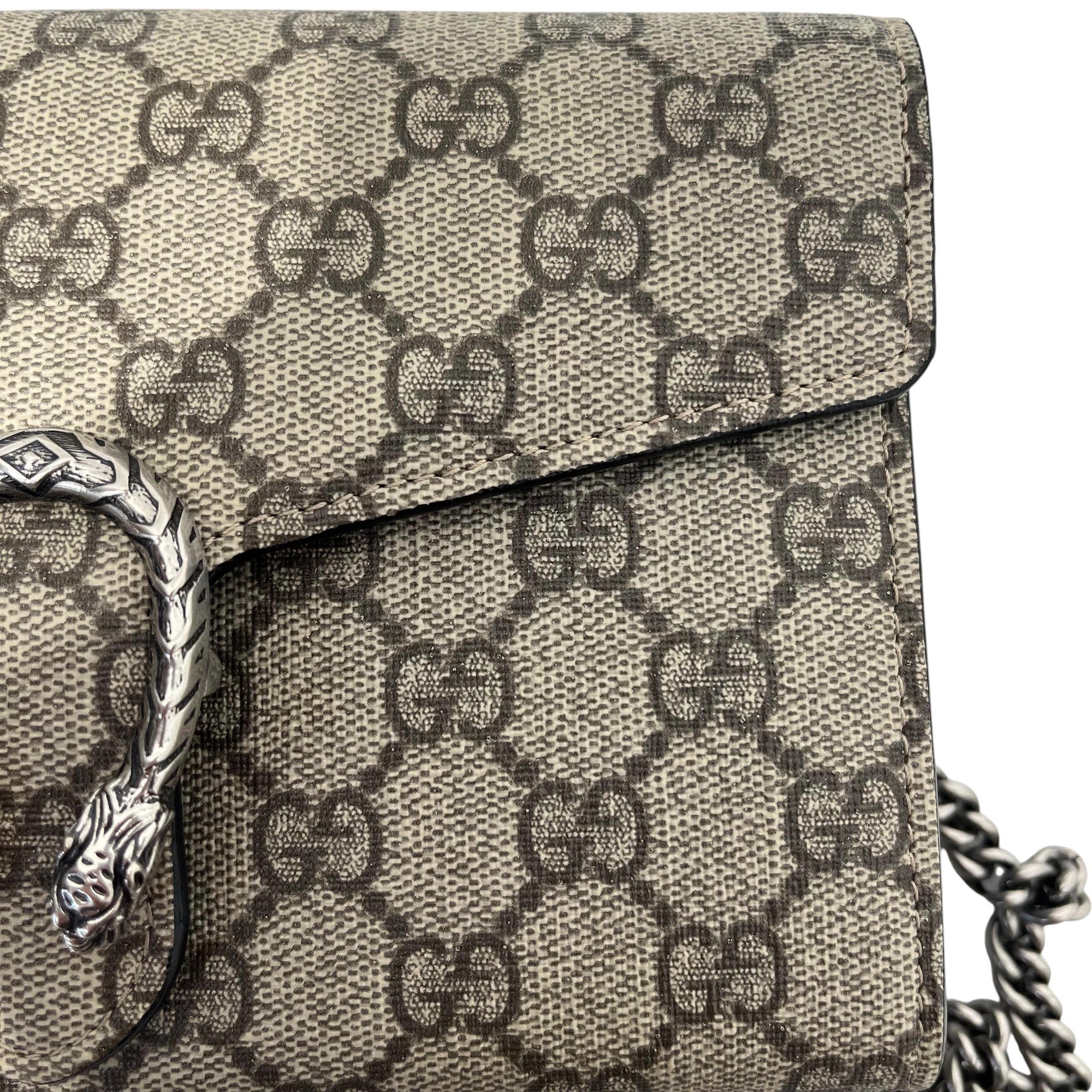 GUCCI/Cross Body Bag/Monogram/BEG/dionysus supreme view 6