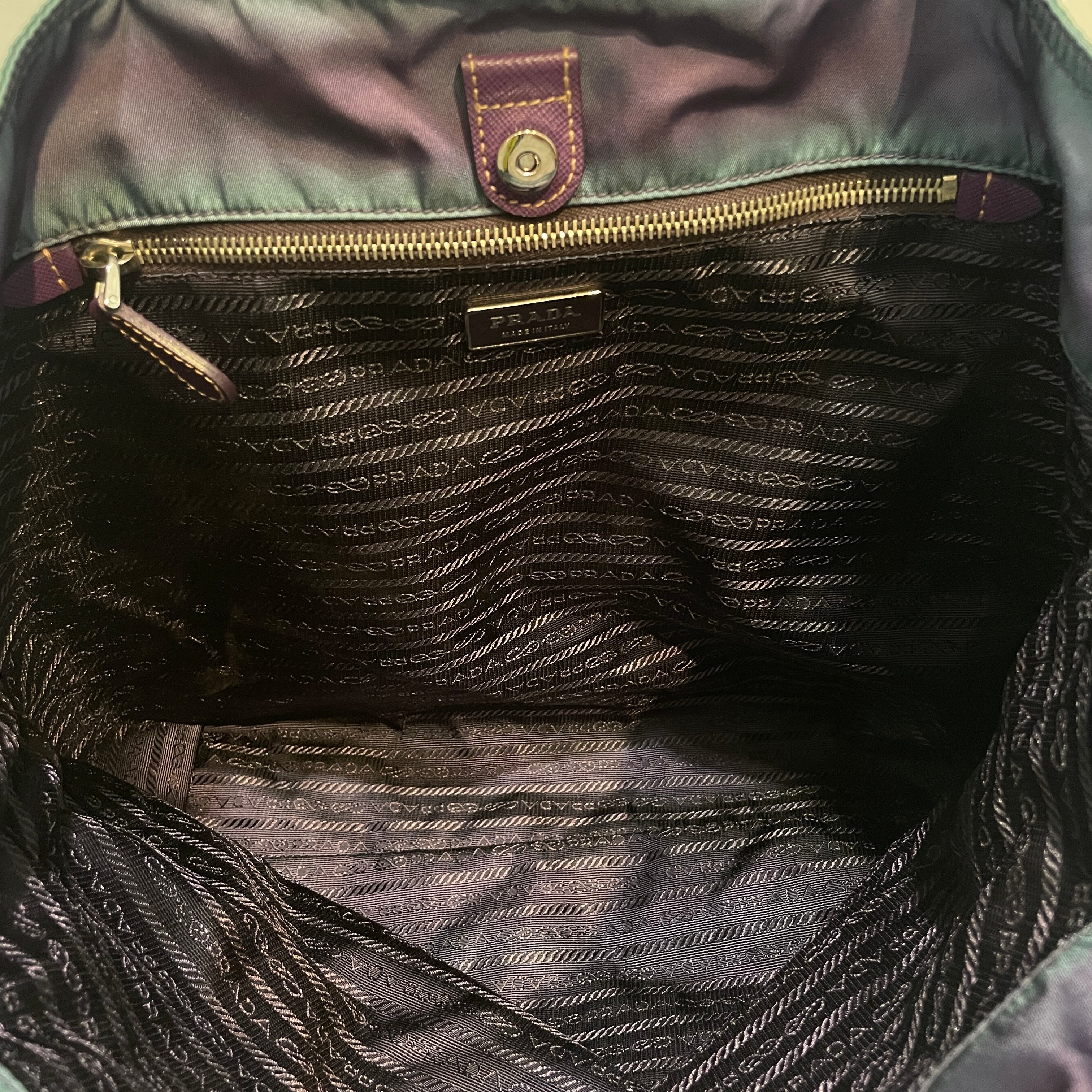 PRADA/Tote Bag/Nylon/PPL/Bow Tote Bag view 5