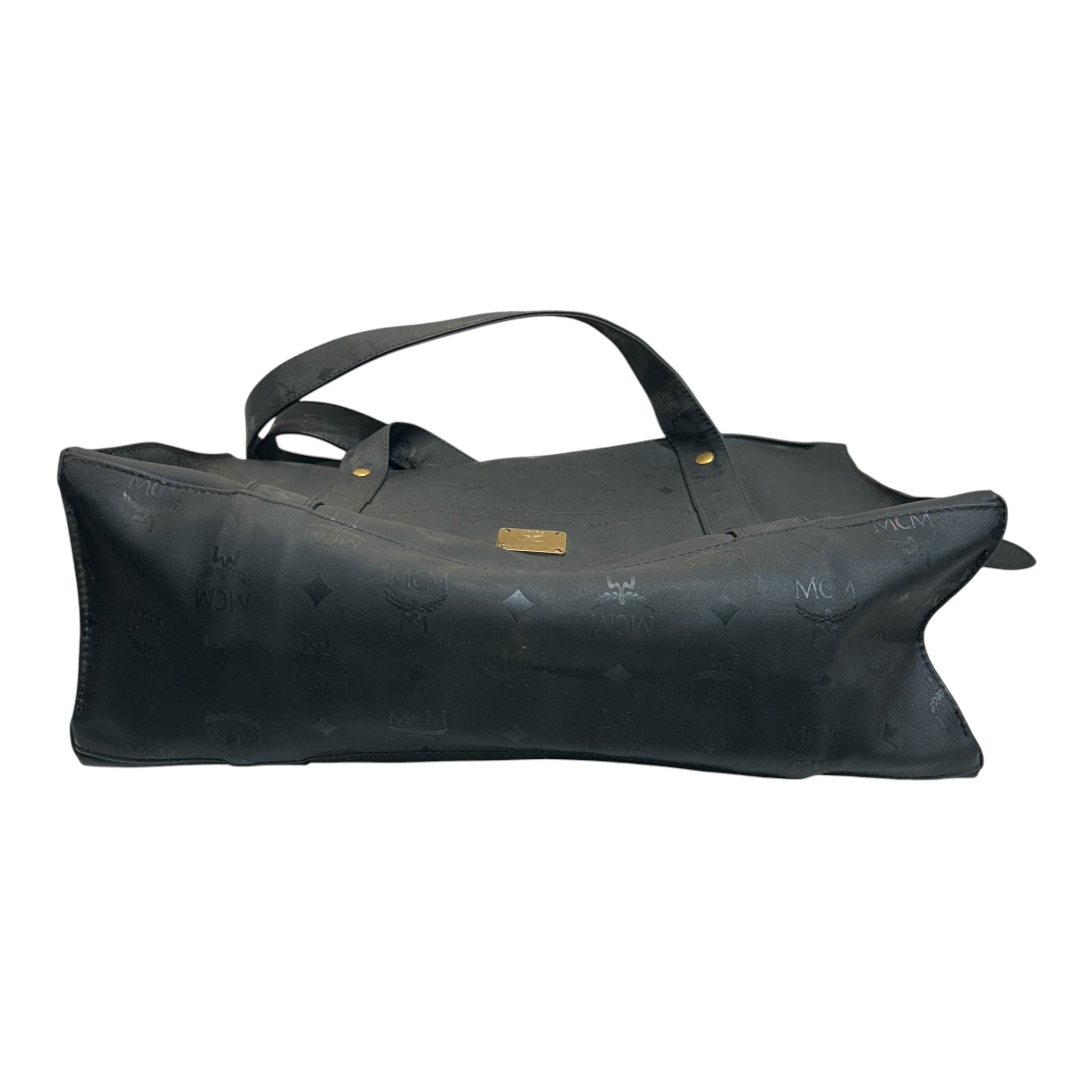 MCM/Bag/Monogram/Nylon/BLK/VINTAGE TOTE view 3