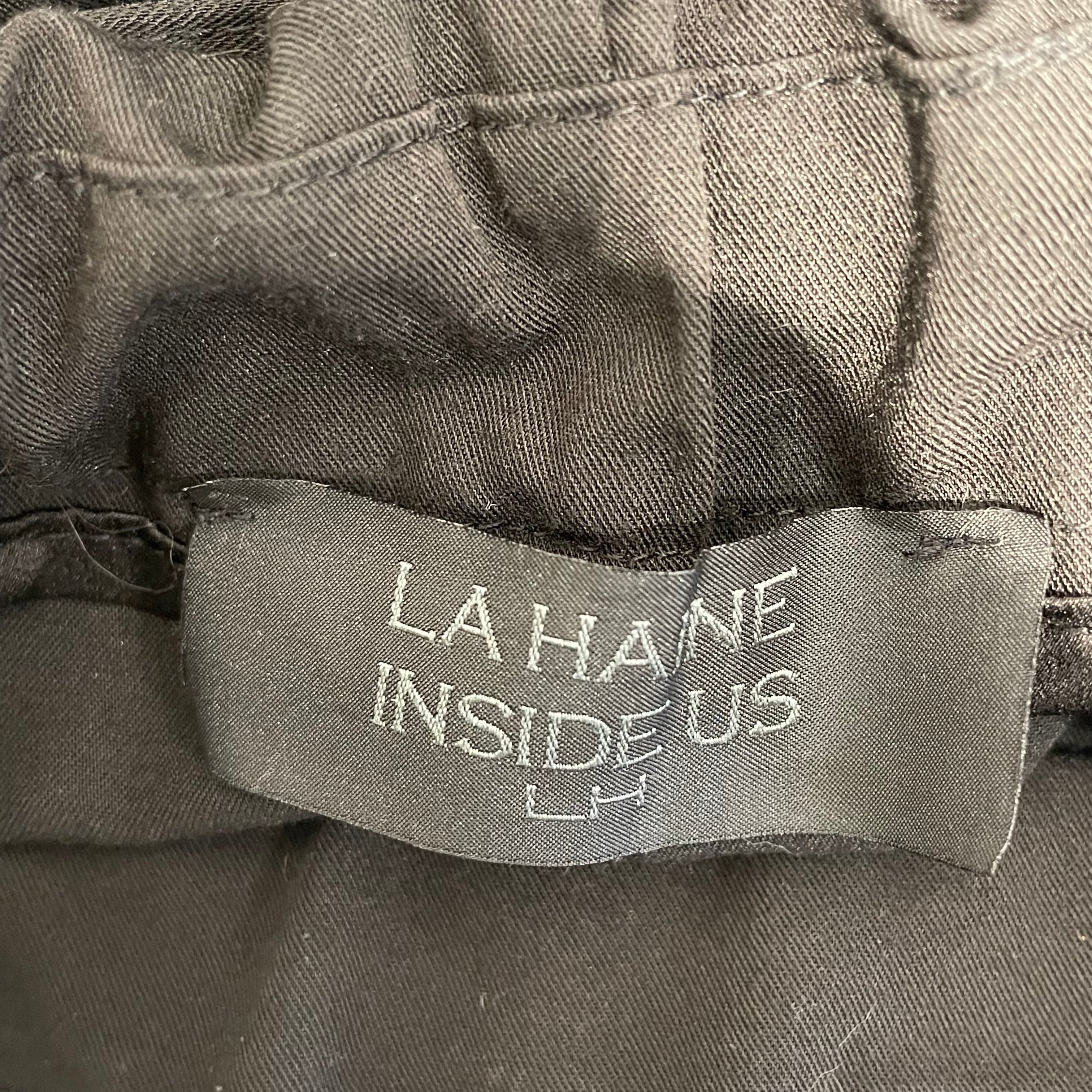 La Haine Inside Us/Pants/L/Polyester/BLK/Drop Crotch Belt Pants view 3