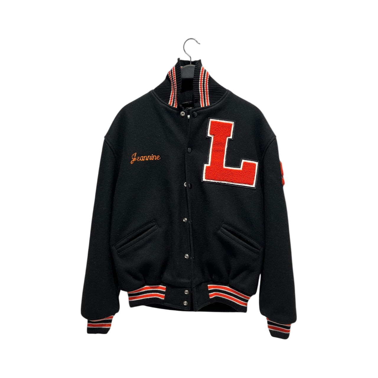 Vintage/Jacket/L/Wool/ORN/Stripe/POWER PLAY VARSITY JKT view 1