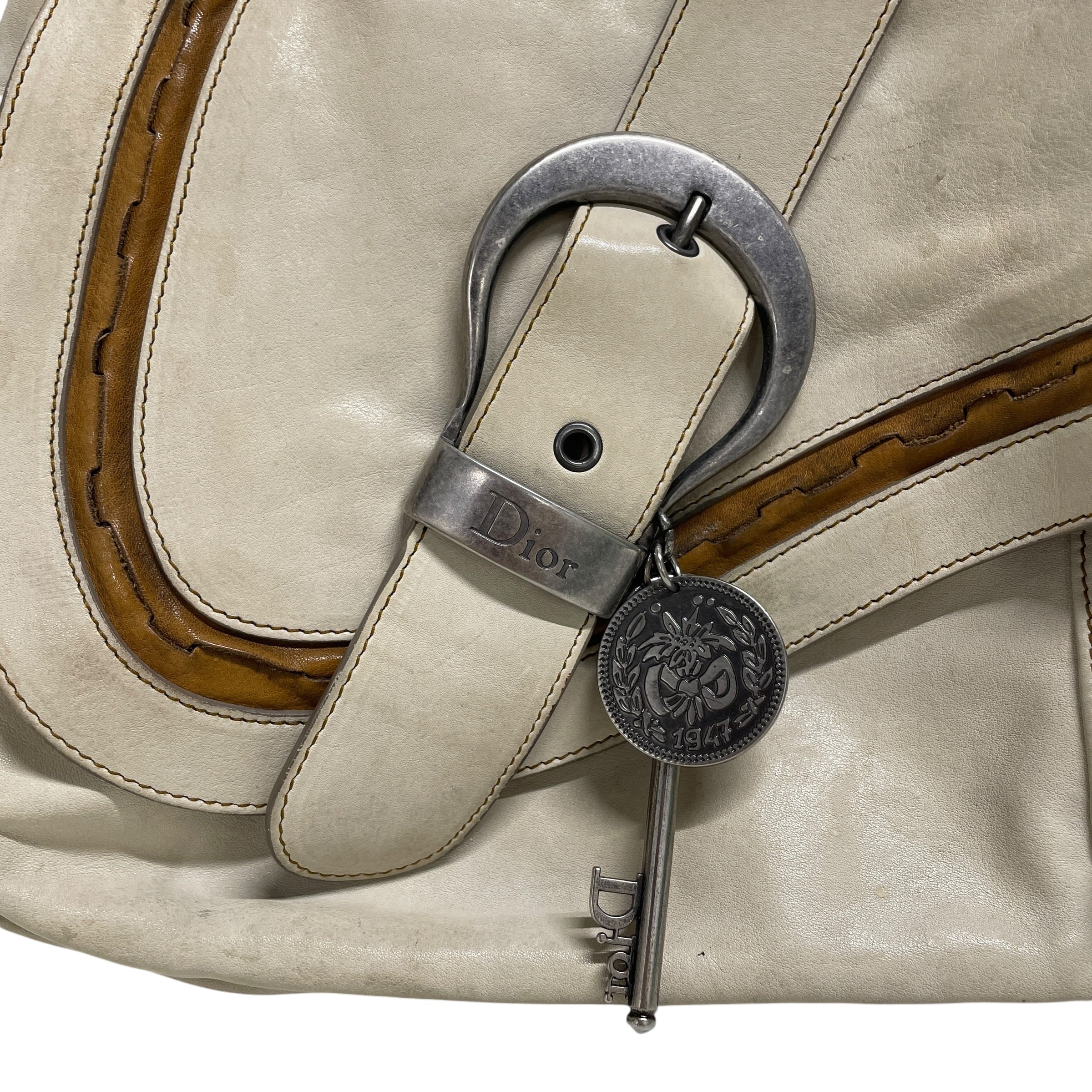 Christian Dior/Hand Bag/Leather/CRM/86qy68m view 3