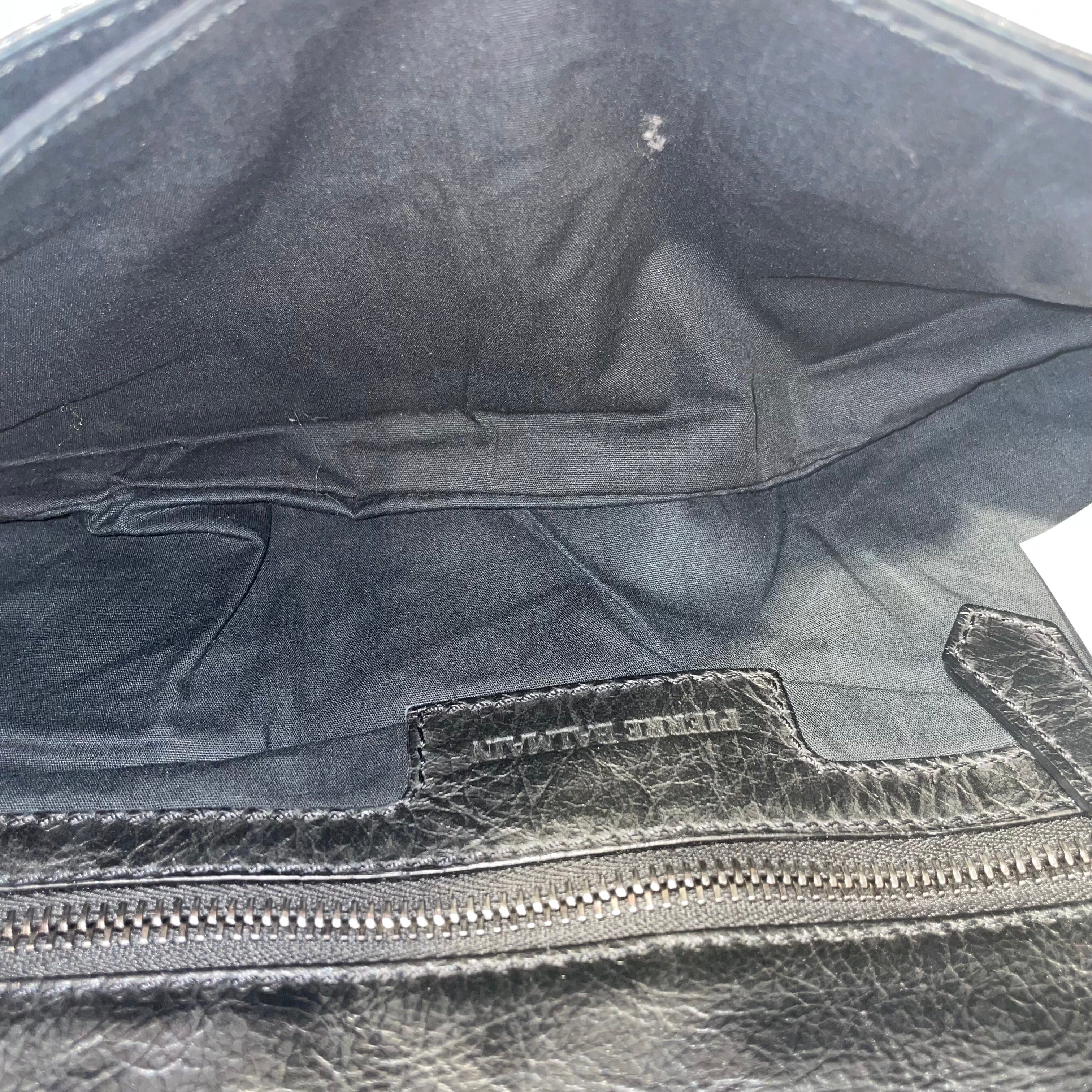 PIERRE BALMAIN/Clutch Bag/OS/Leather/BLK/ view 5