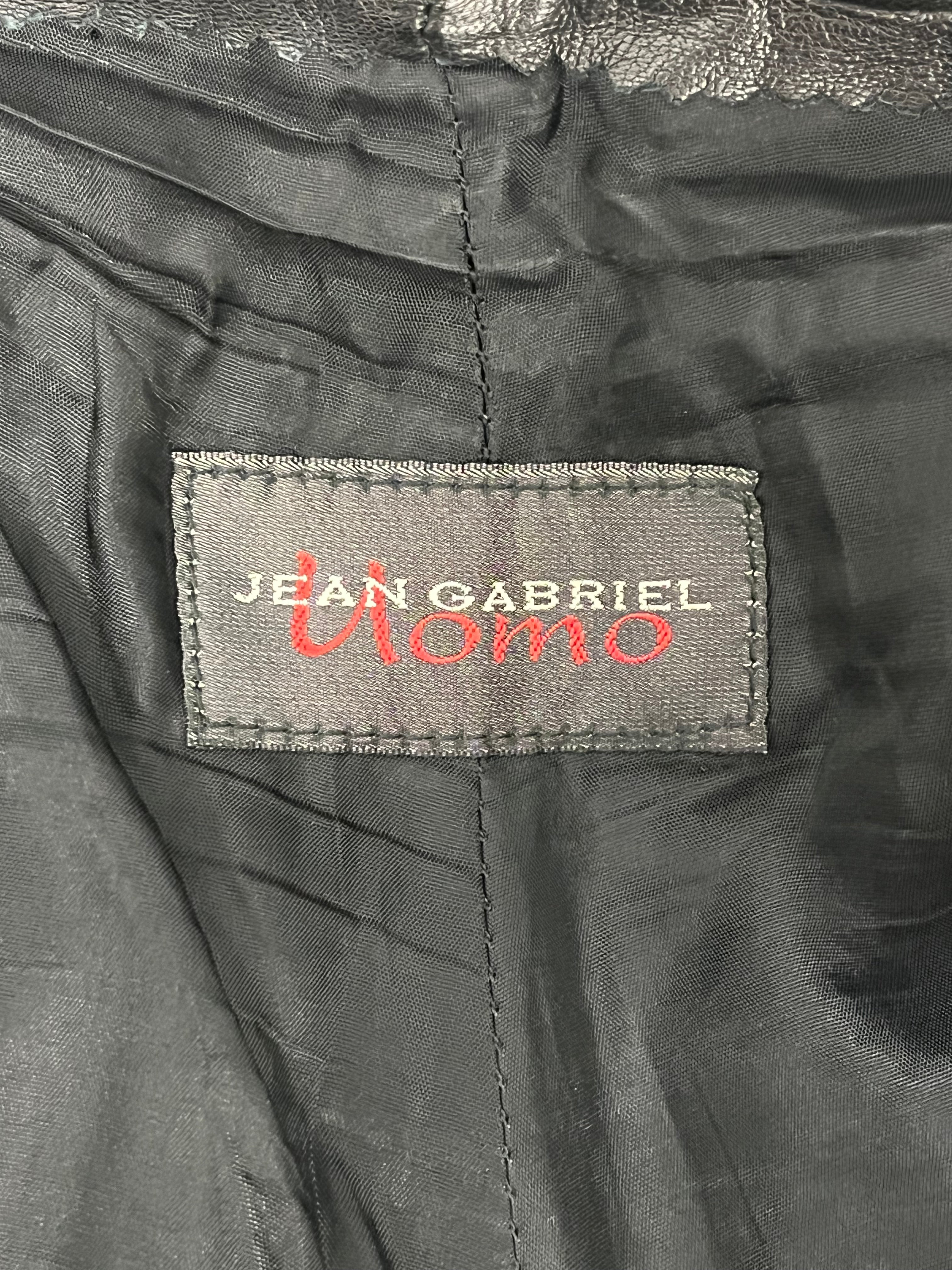 Jean Grabriel/Bootcut Pants/50/Leather/BLK/ view 3