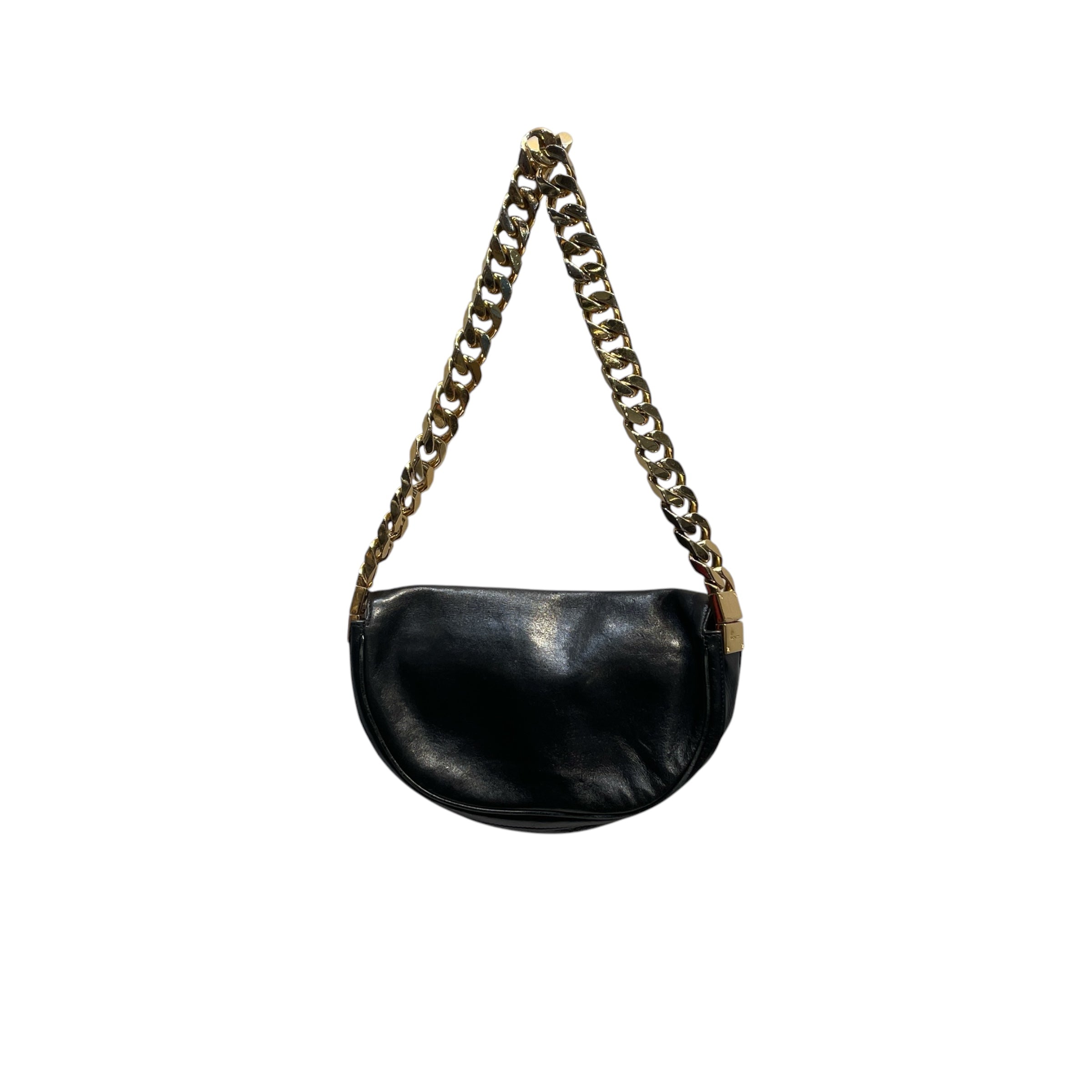 BURBERRY/Hand Bag/Leather/BLK/OLYMPIA view 2