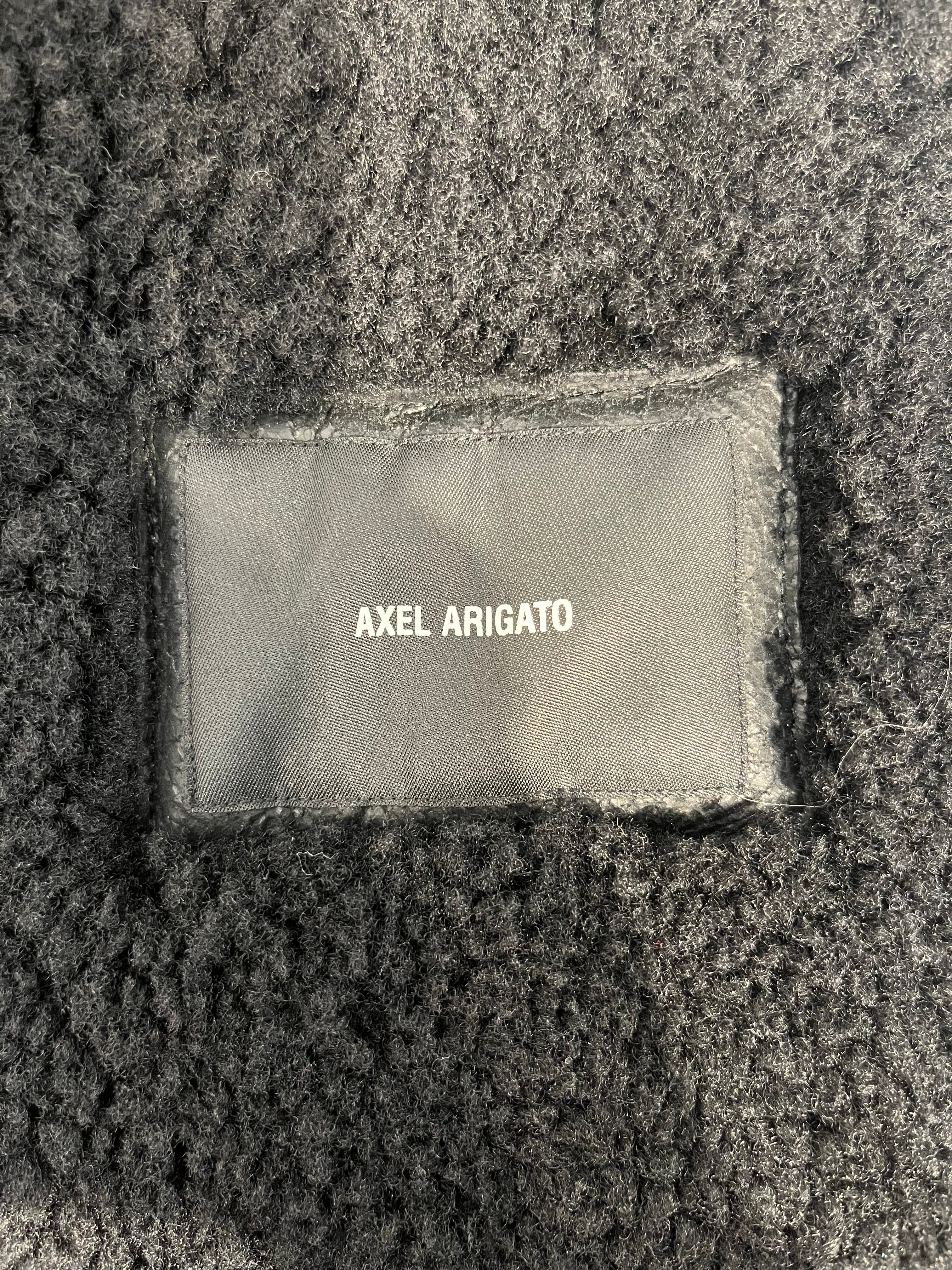 Axel Arigato/Coat/XL/BLK/lamb sheerling view 4