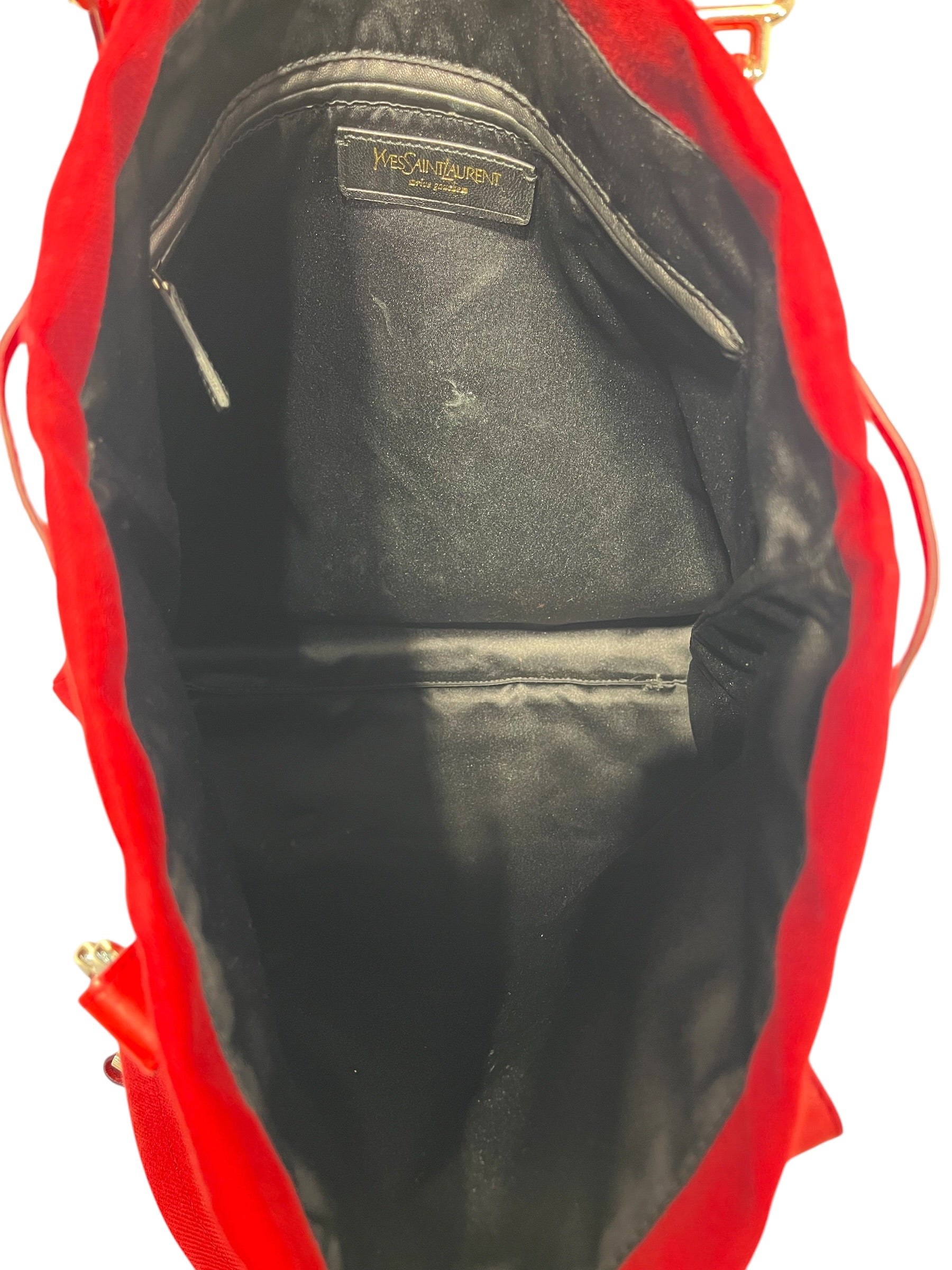 YVES SAINT LAURENT/Tote Bag/RED/Kahala view 6