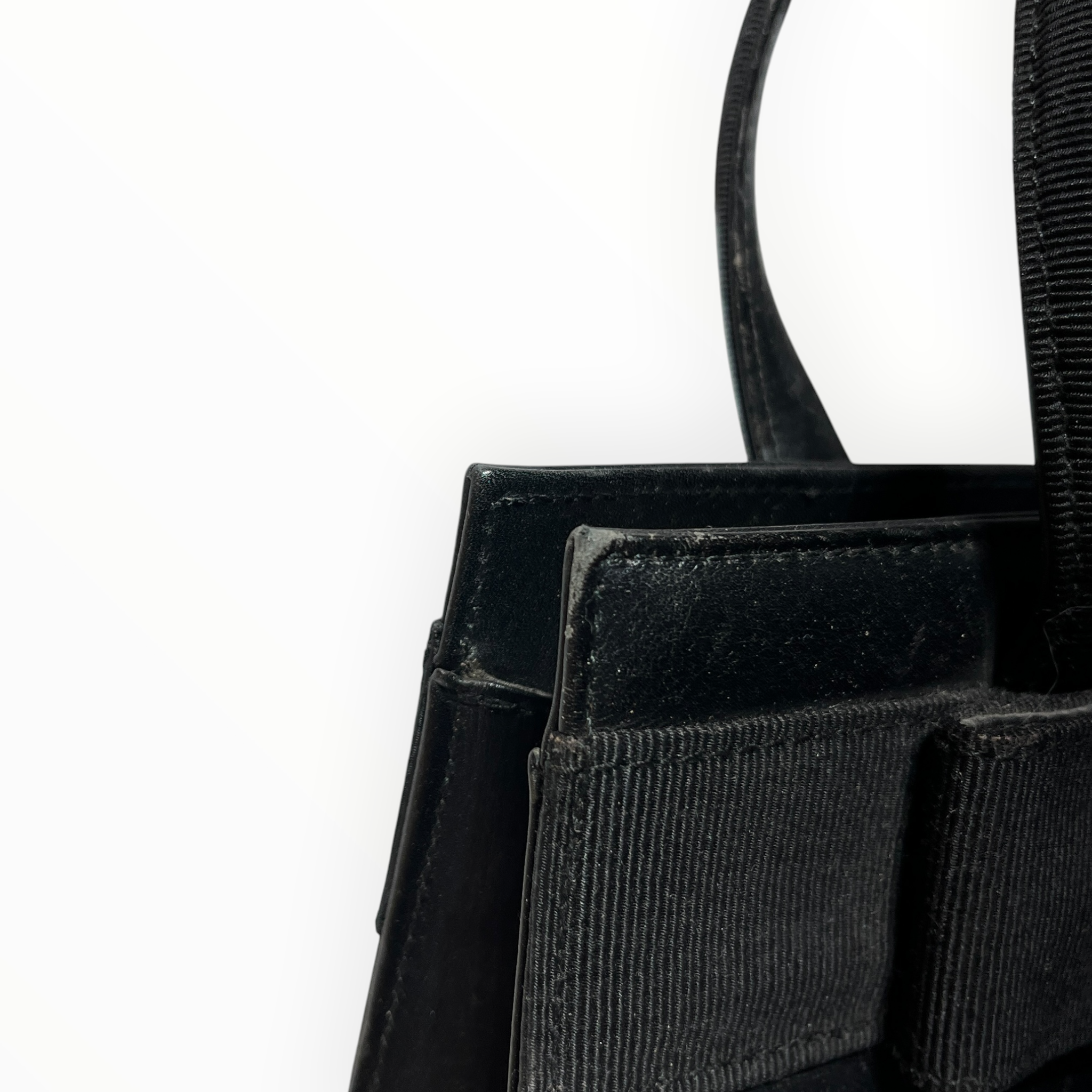 Salvatore Ferragamo/Hand Bag/Nylon/BLK/bow bag view 9