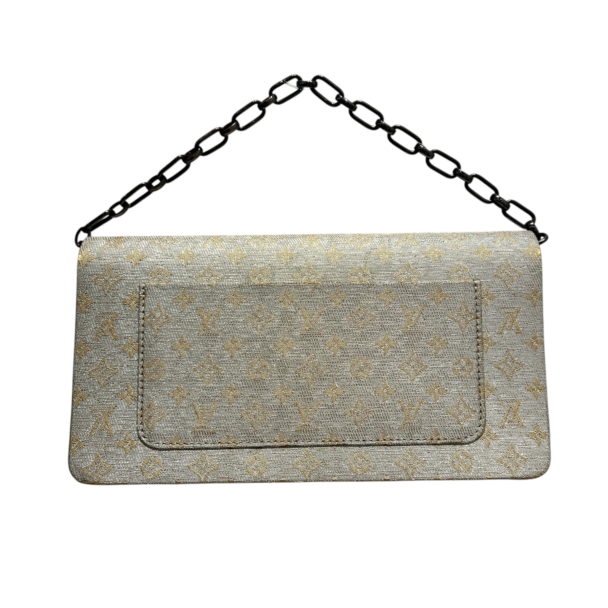 LOUIS VUITTON/Cross Body Bag/Monogram/SLV/2002 CRUISE LINE METALLIC view 2
