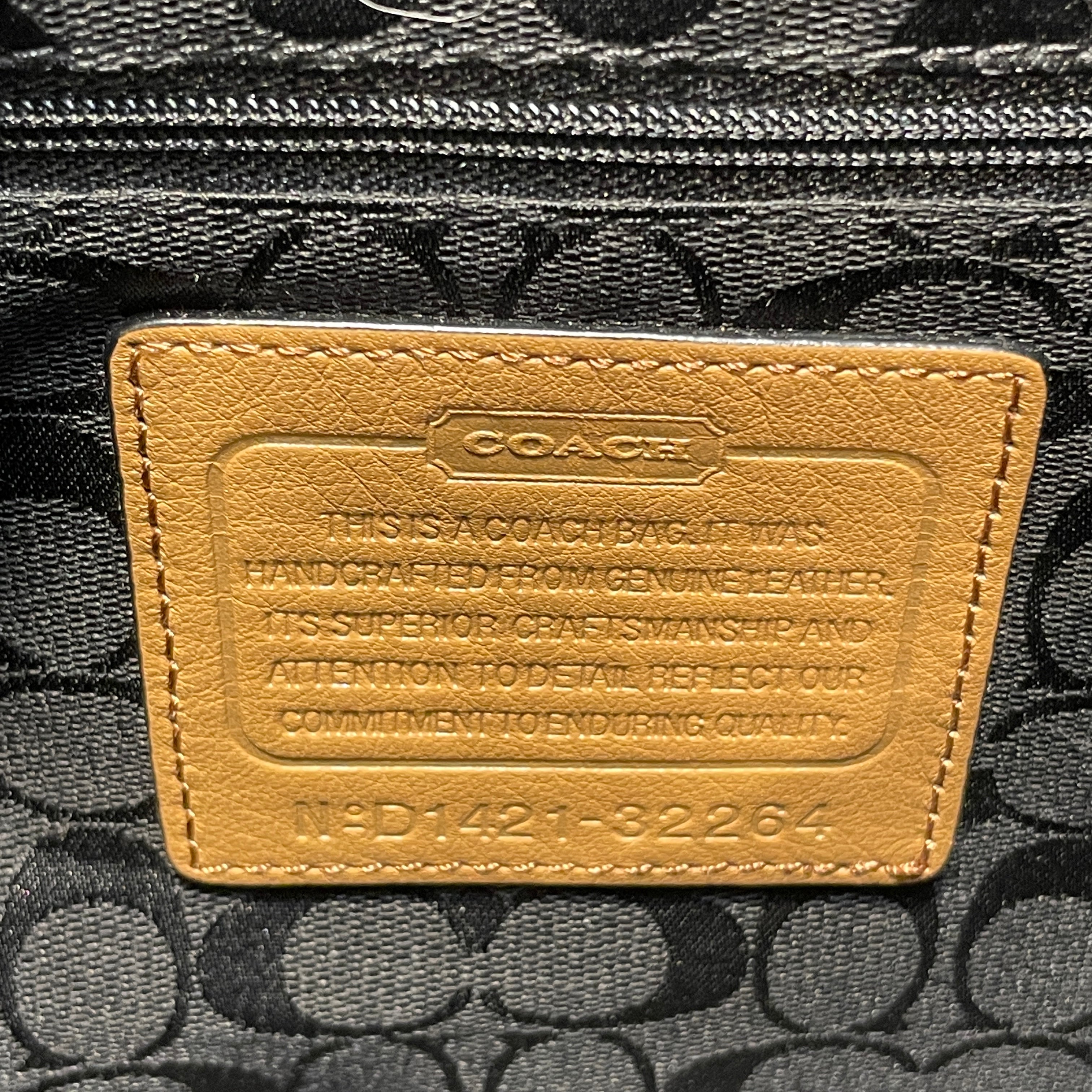 COACH/Hand Bag/Leather/BRW/Leather Hobo Bag view 6