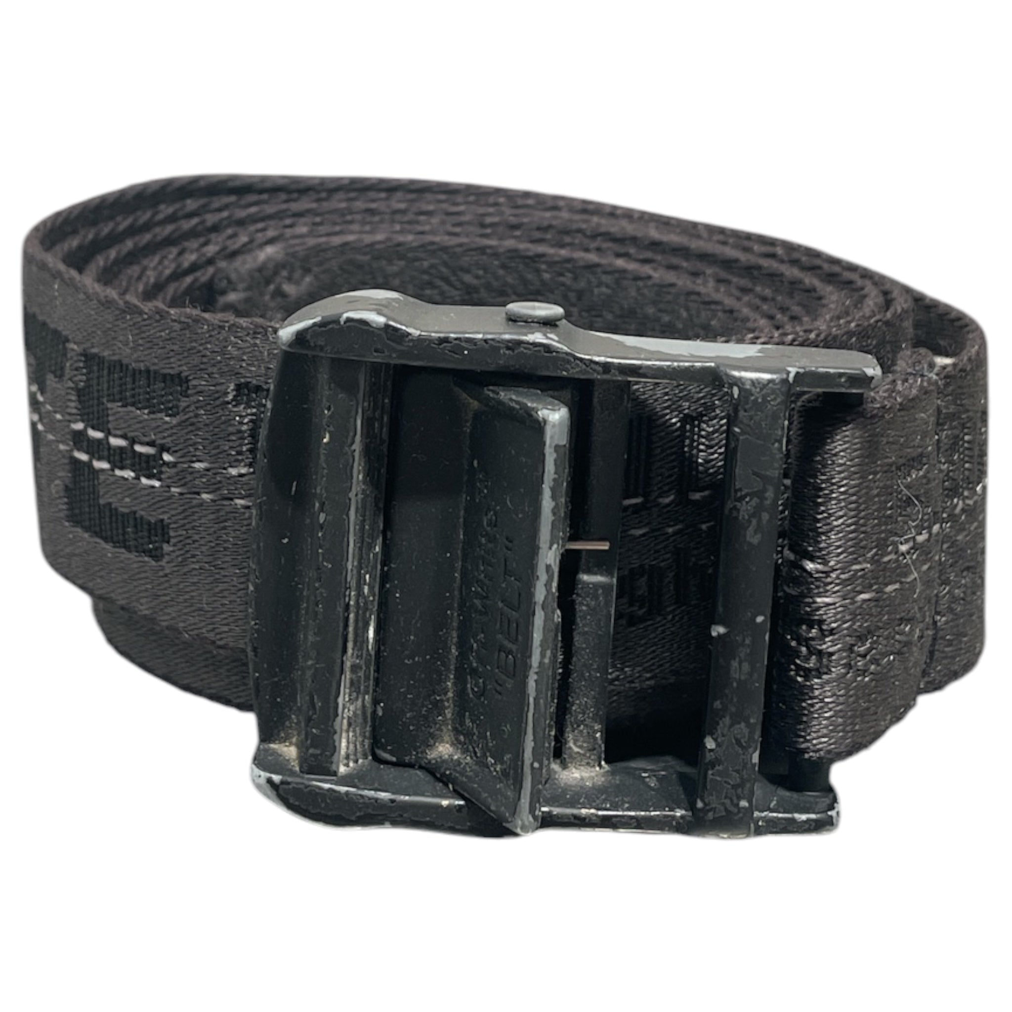 OFF-WHITE/Belt/Cotton/BLK/M's/Industrial Construction Belt view 1