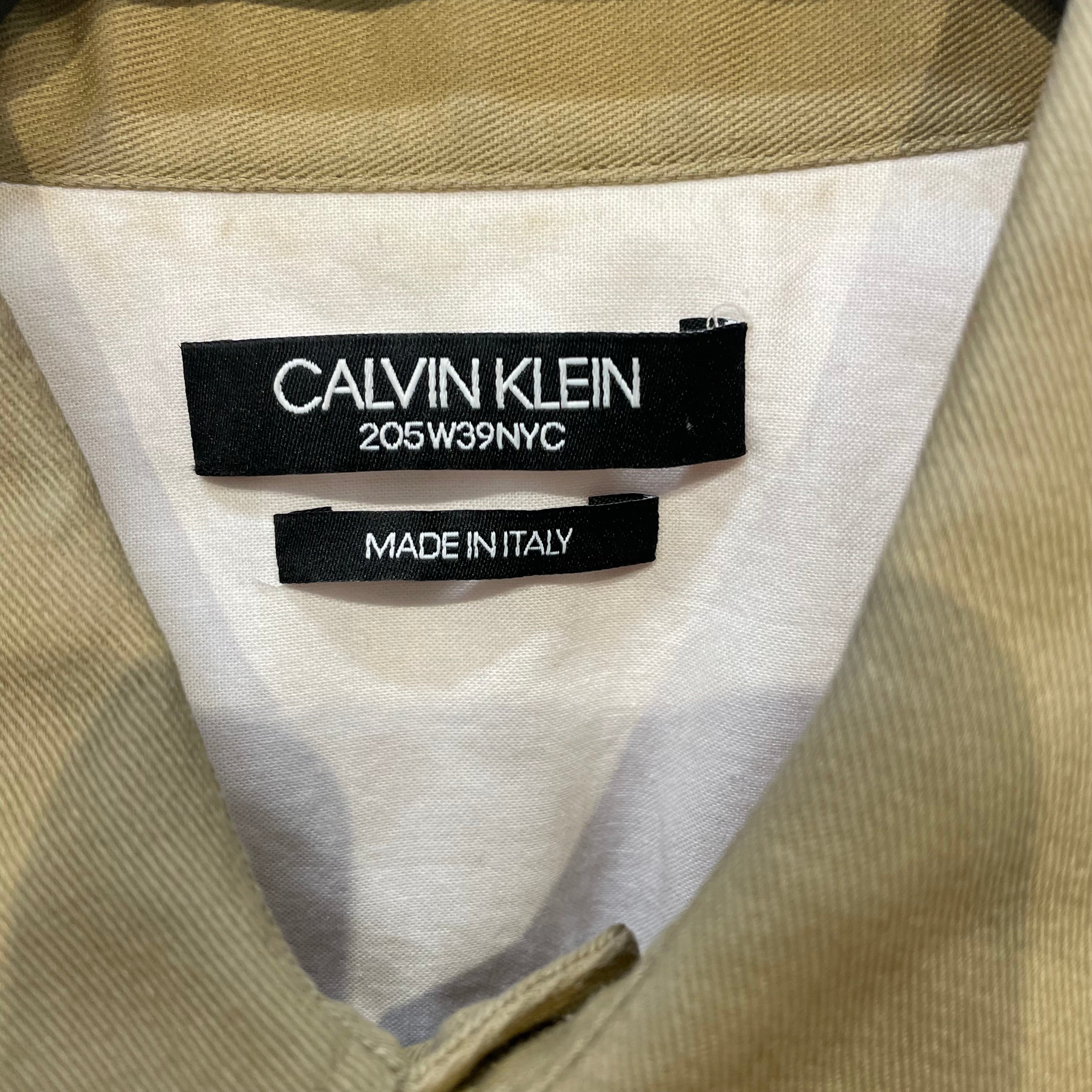 Calvin Klein 205W39NYC/LS Shirt/L/Cotton/BEG/ view 3