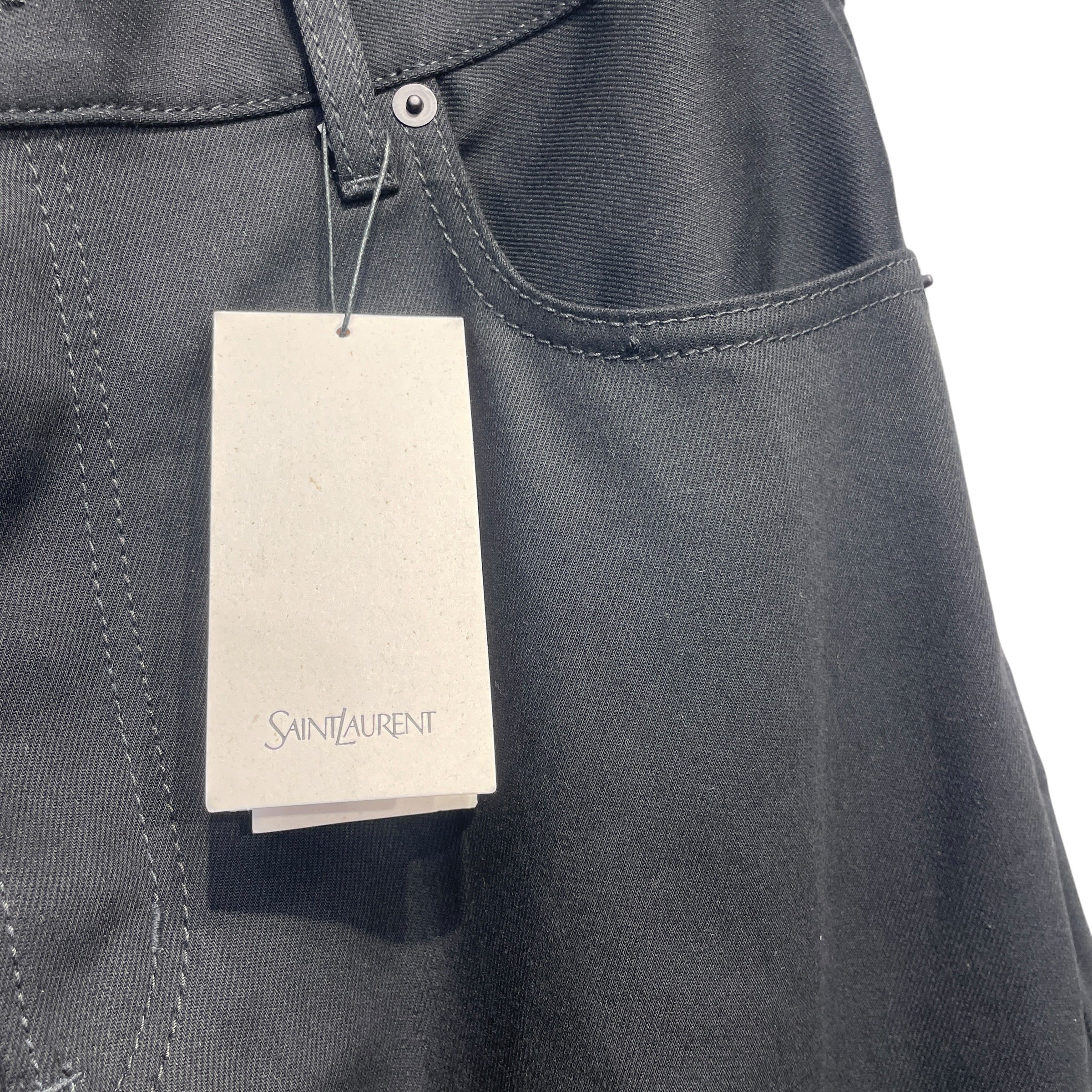 YVES SAINT LAURENT/Pants/34/Denim/BLK/2025 SKINNY DENIM | BNWT view 3