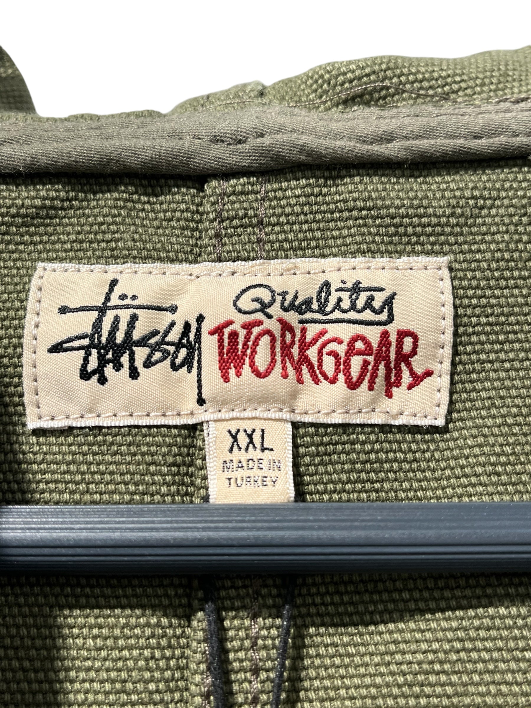 STUSSY/Jacket/XXL/Cotton/GRN/WORKGEAR ZIP JKT view 3
