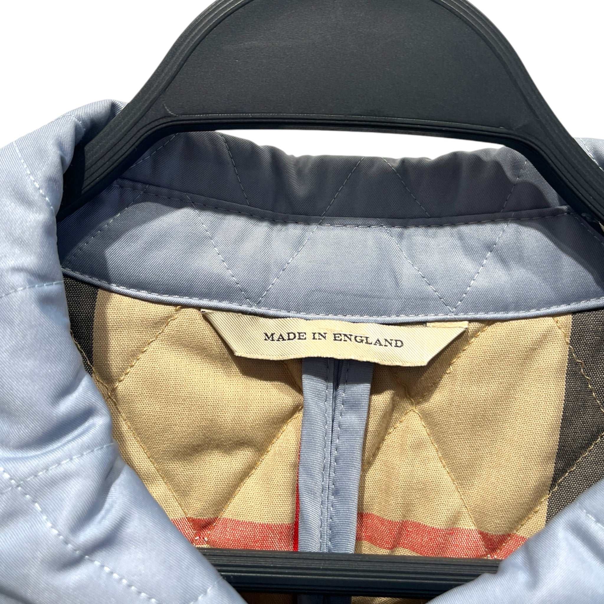 BURBERRY LONDON/Quilted Jkt/M/Polyester/BLU/ view 3