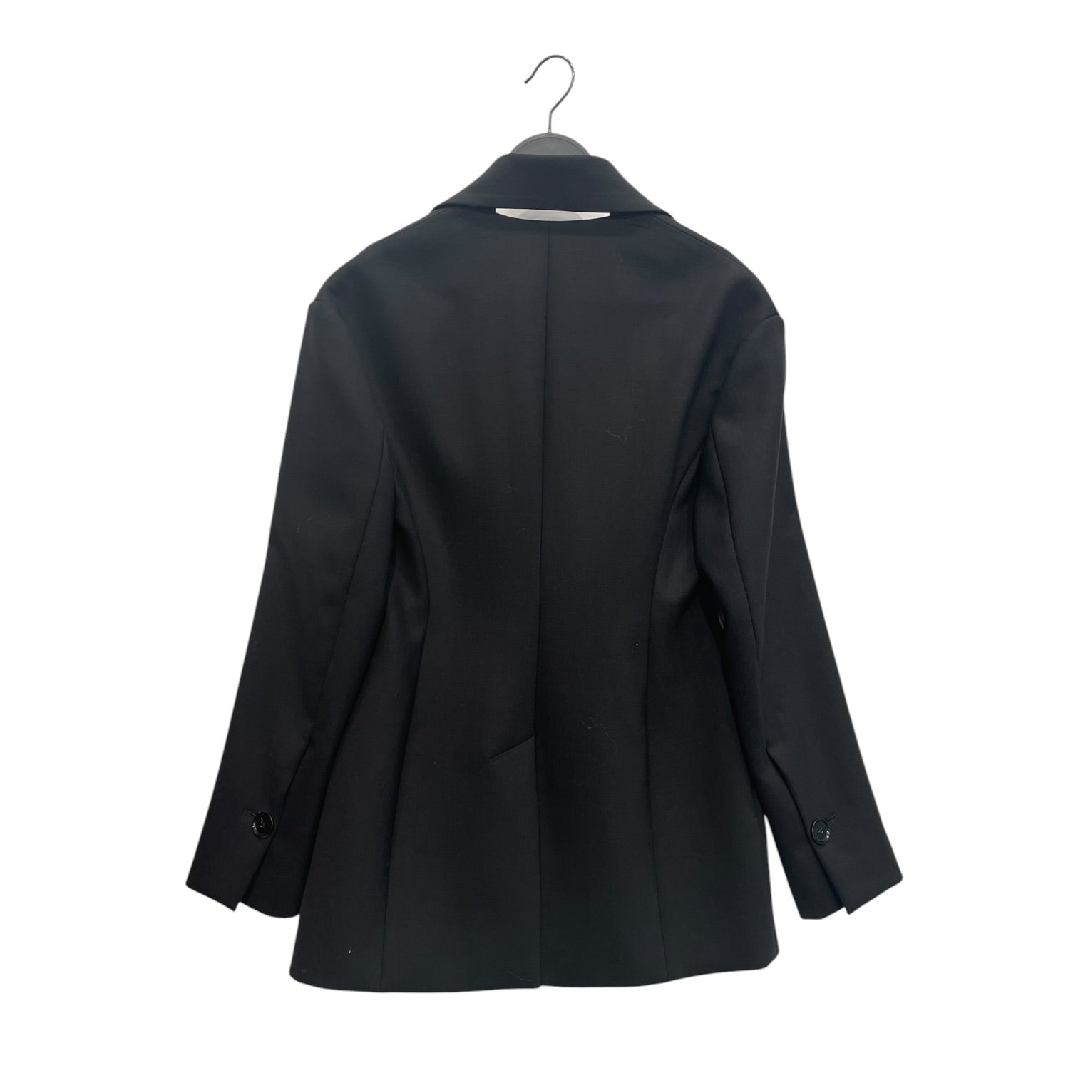 PROENZA SCHOULER/Tailored Jkt/4/Cotton/BLK/SINGLE BUTTON HOURGLASS BLAZER view 2