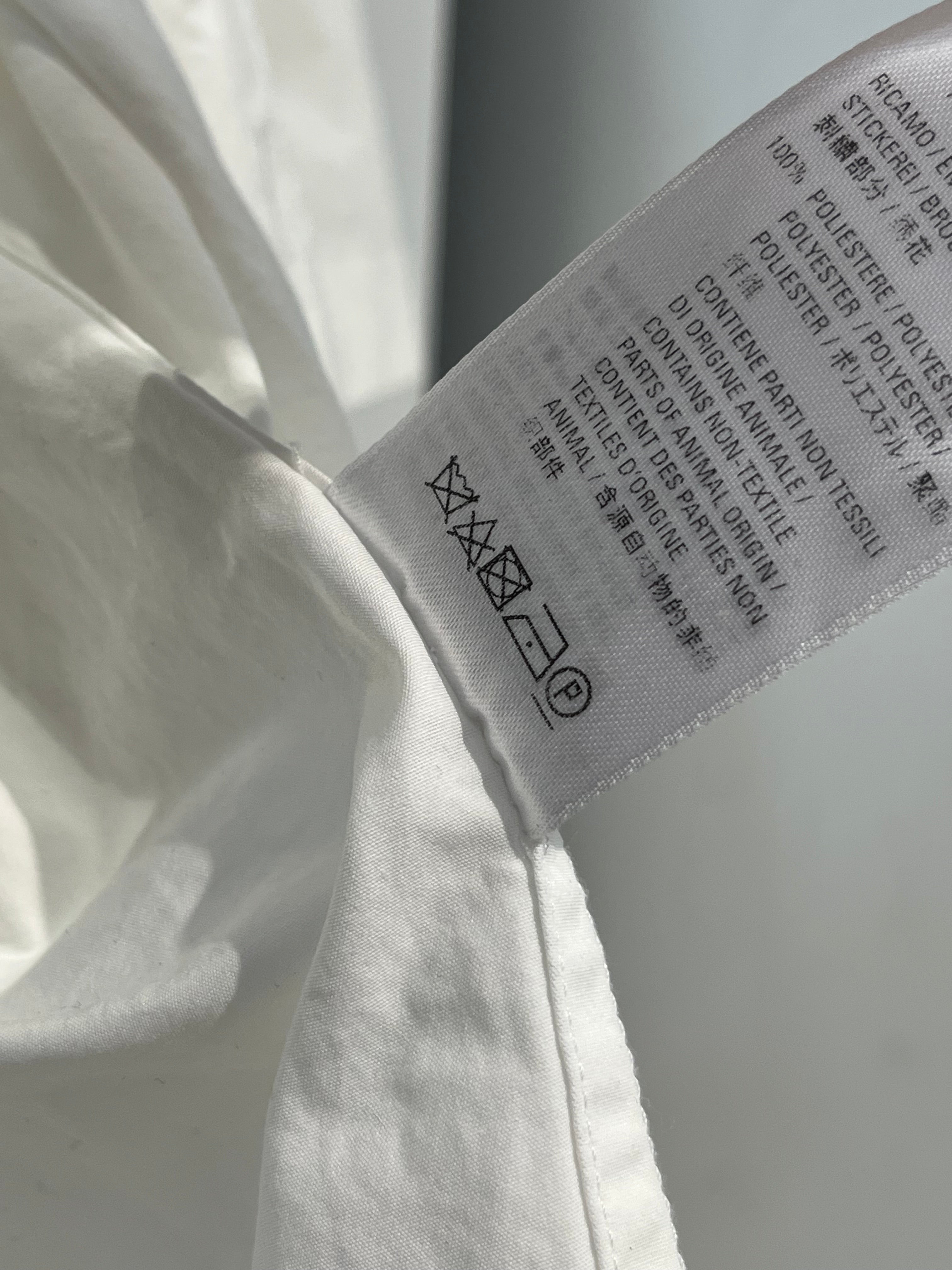 BALENCIAGA/SS Shirt/XS/Cotton/WHT/layerd ca00985 view 4