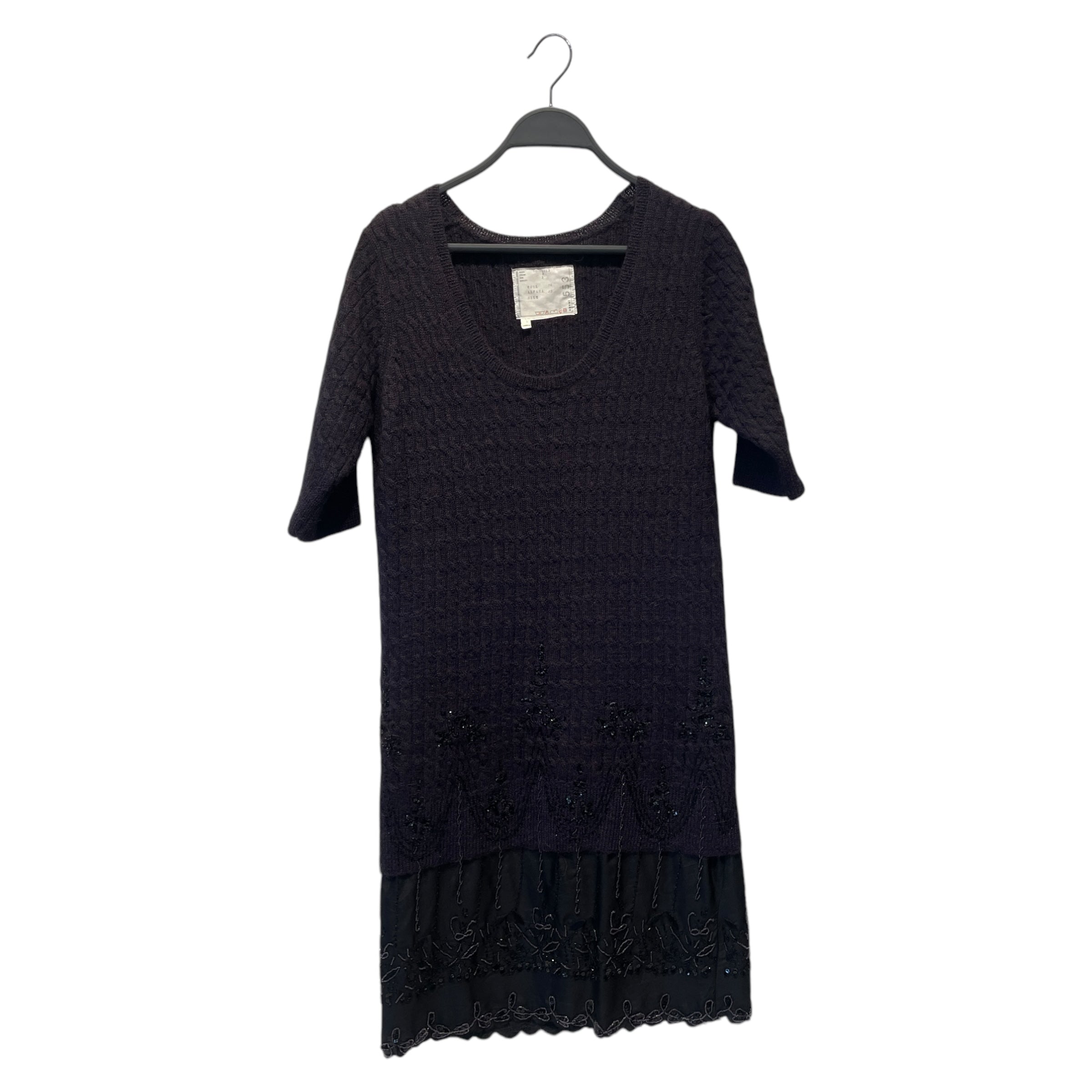 Sacai/SS Dress/3/Wool/PPL/ view 1