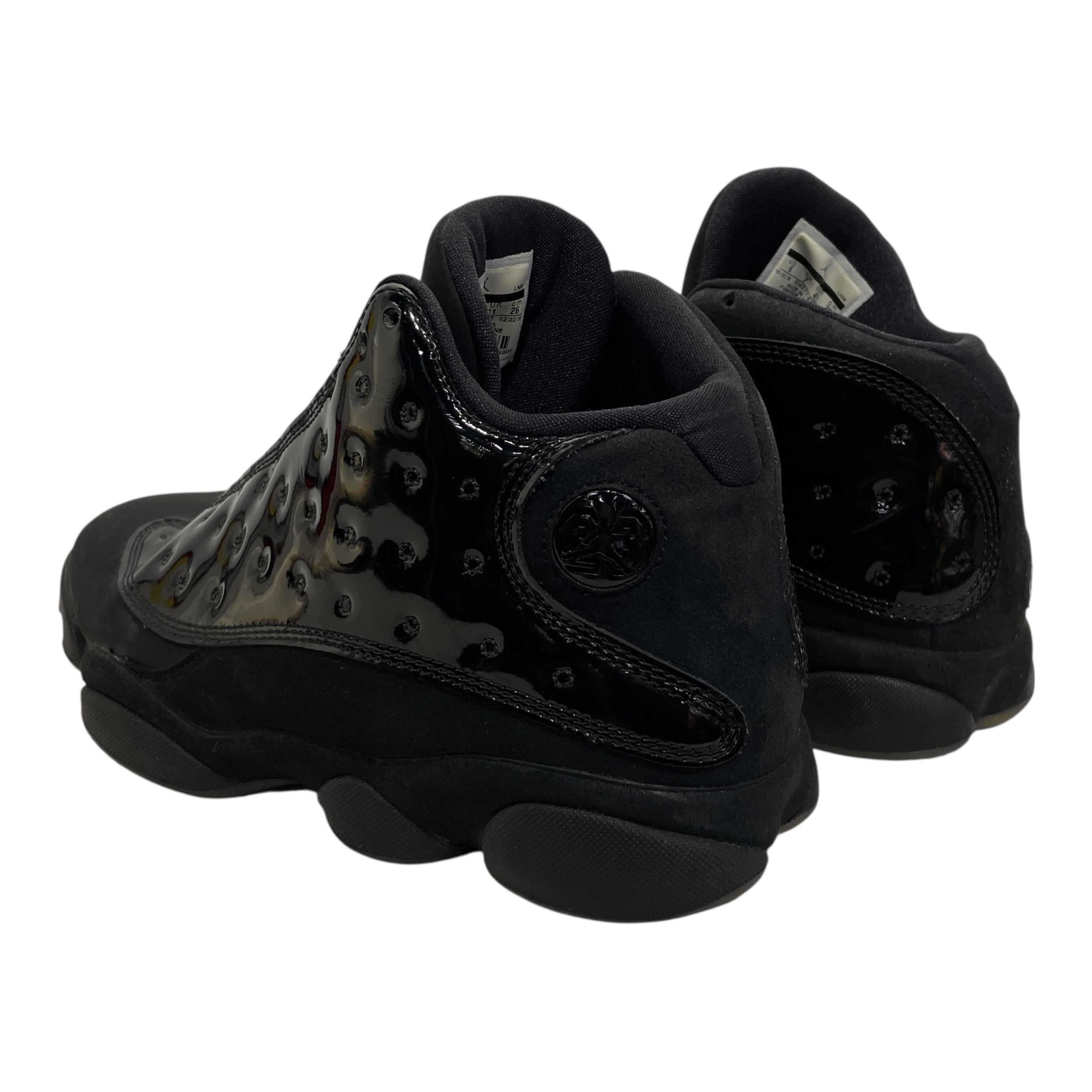 NIKE/Hi-Sneakers/US 8/Leather/BLK/JORDAN 13 CAP AND GOWN view 2