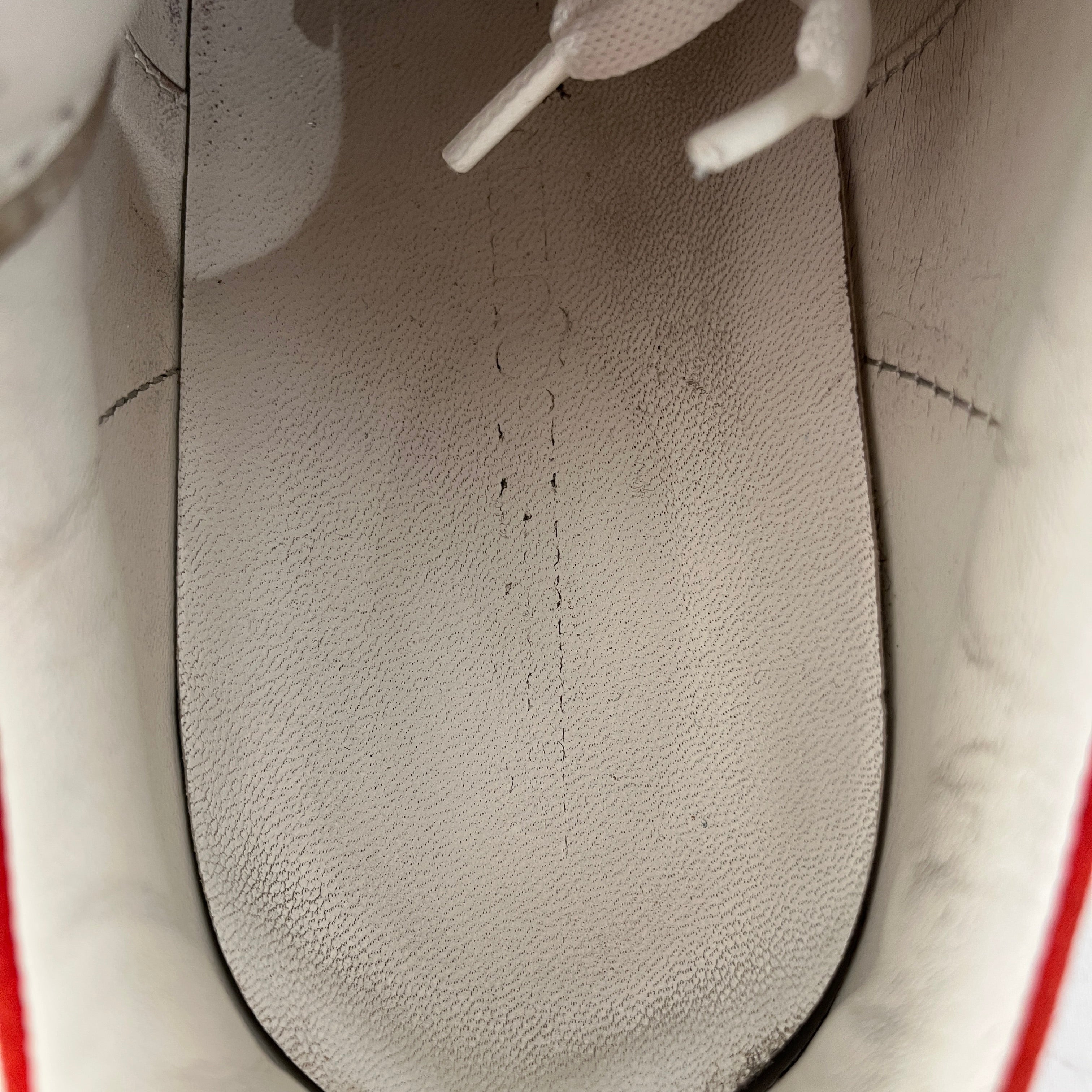 Alexander McQueen/Low-Sneakers/EU 42/Leather/WHT/White/Red view 3
