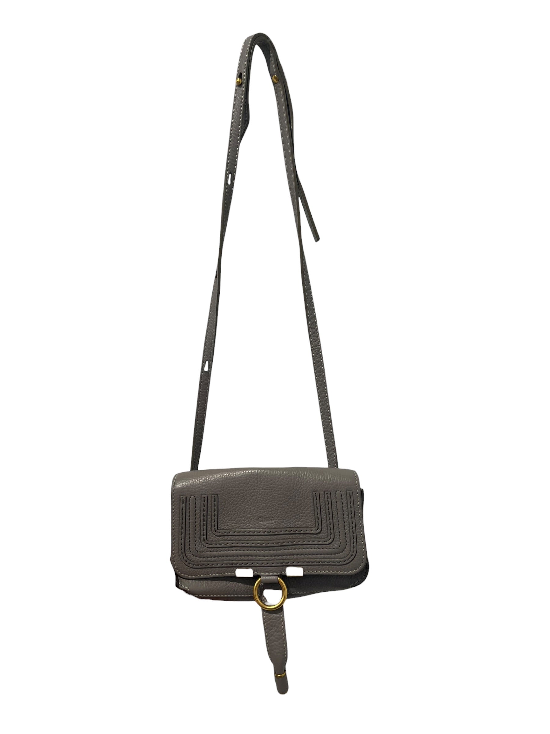 Chloe/Bag/Leather/GRY/GOLD HARDWARE O RING view 1